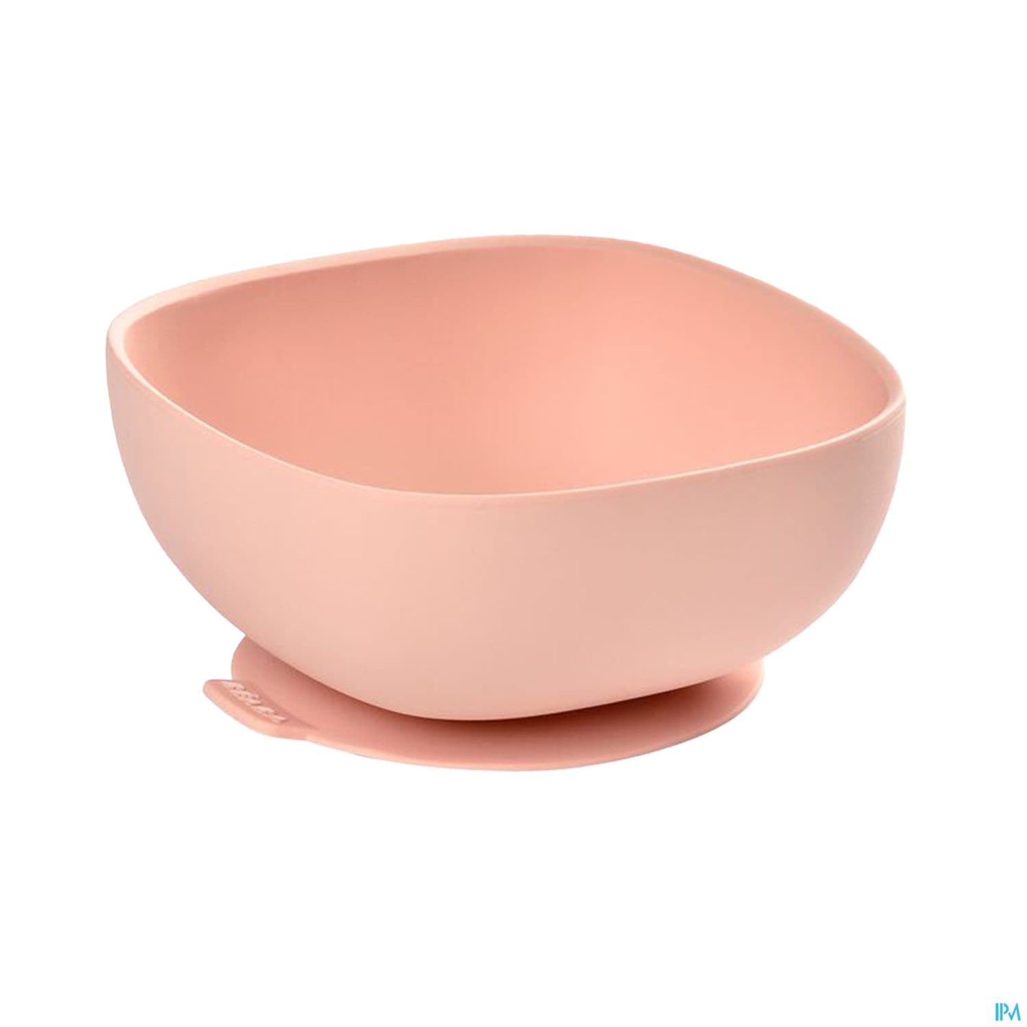 BEABA BOL SILICONE VENTOUSE PINK — Pharmacie Duroc - Paris