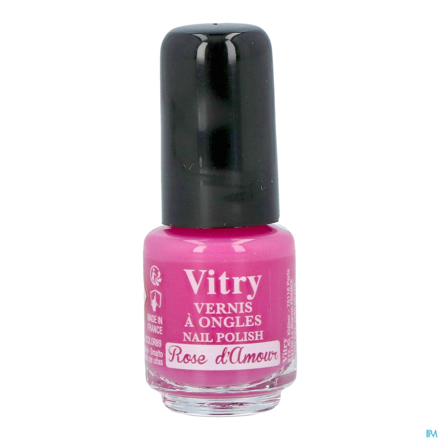 Vitry Vernis Ongles Rose Amour Mini 4ml — Pharmacie de la Rocade - Annecy