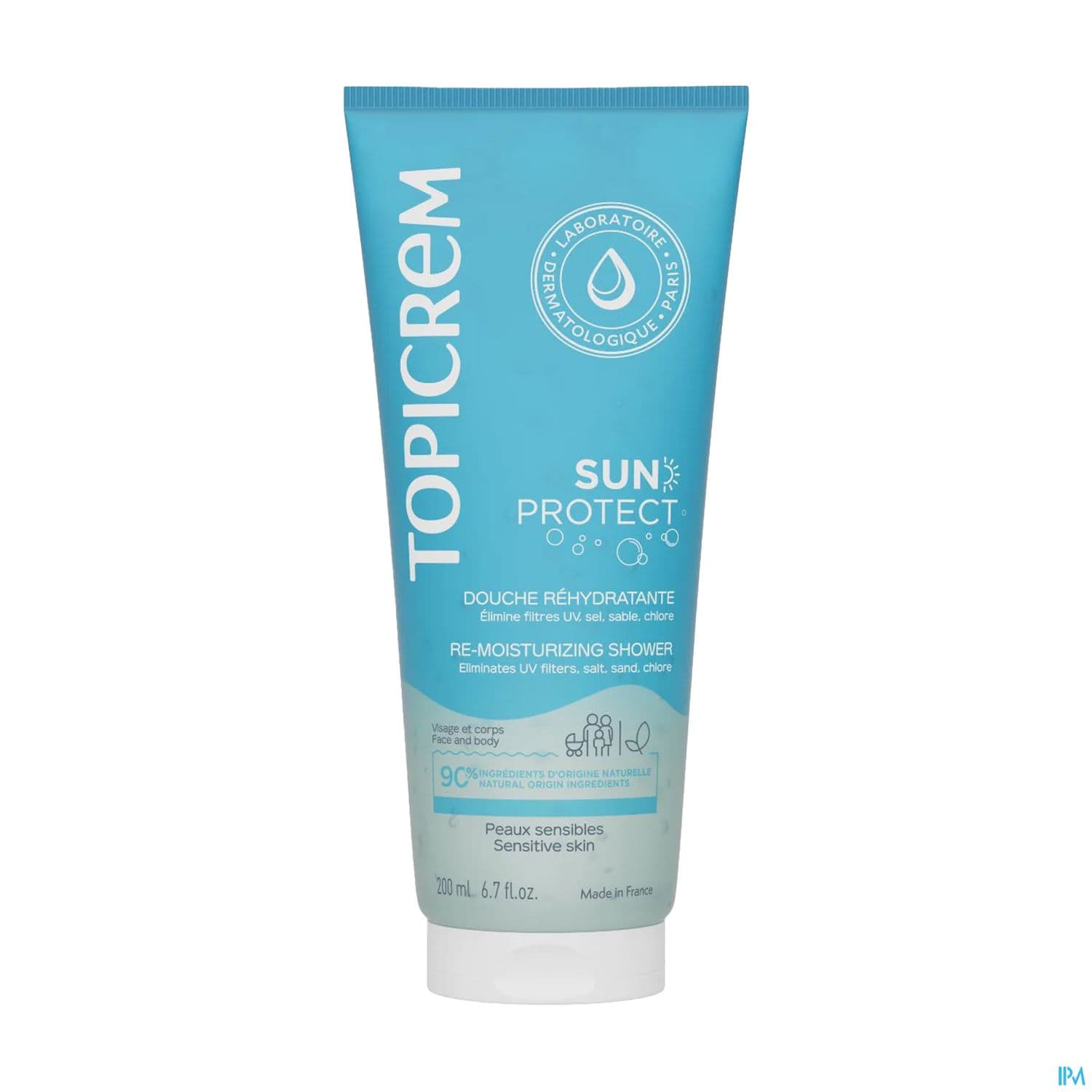 TOPICREM SUN PROT DCH REHYD 200ML — Pharmacie Port Royal