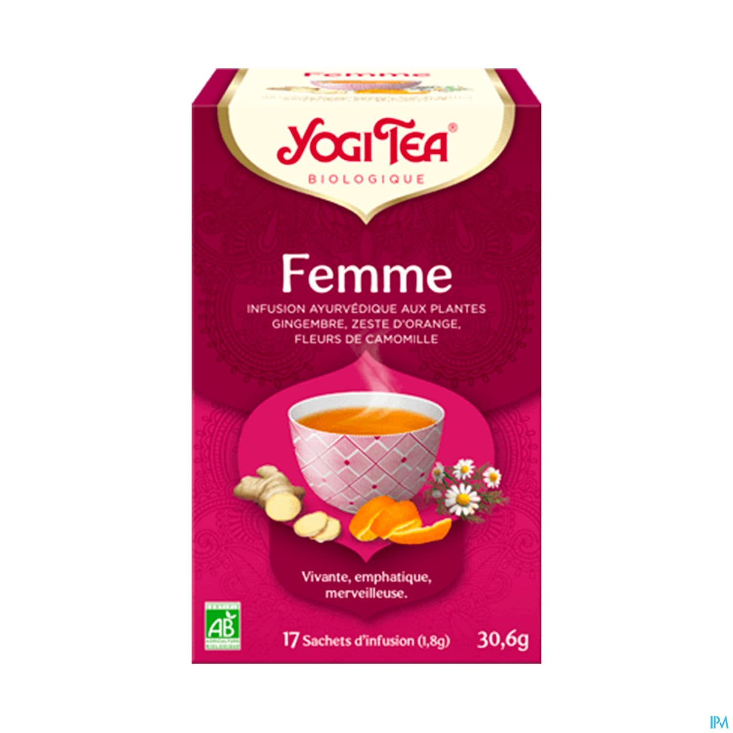 Yogi Tea Femme Bio Infusette 2g 17 —  Pharmacie Carnot