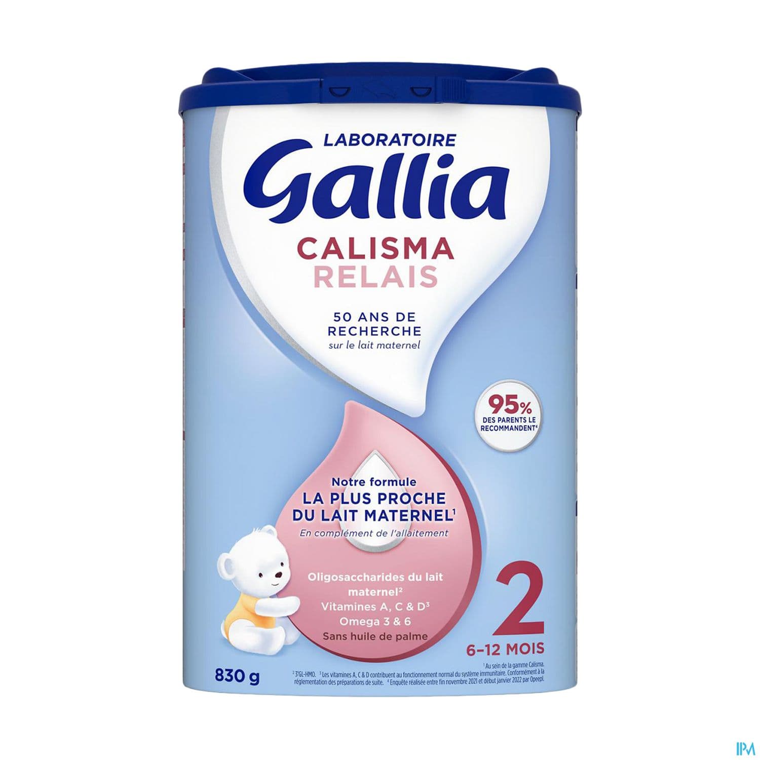 Gallia Calisma Relais 2eme Age 830g — Pharmacie Metro Simplon