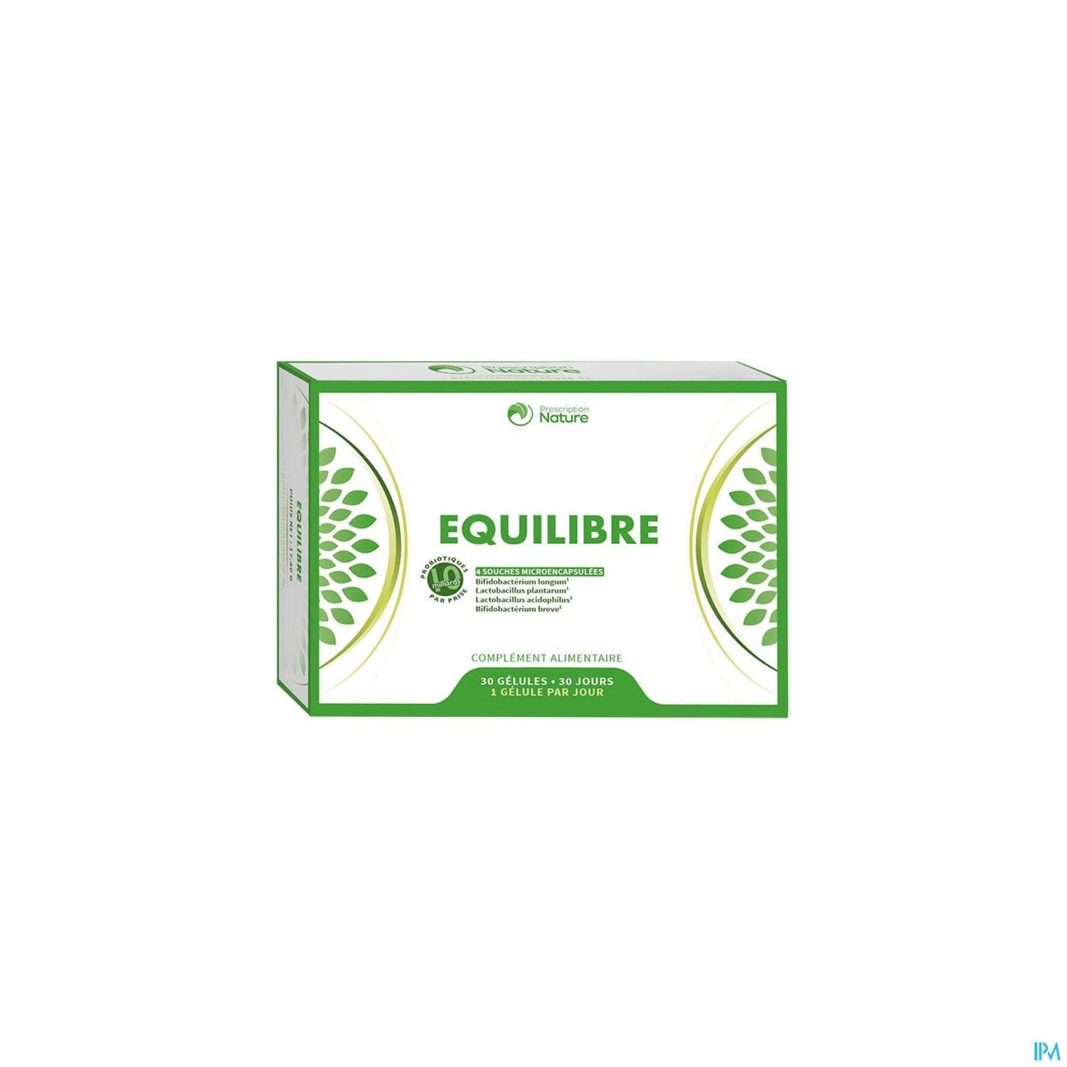 Prescription Nature Probiotiques Equilibre 10md Gelule 30 — Pharmacie Bellevue Aix-en-Provence
