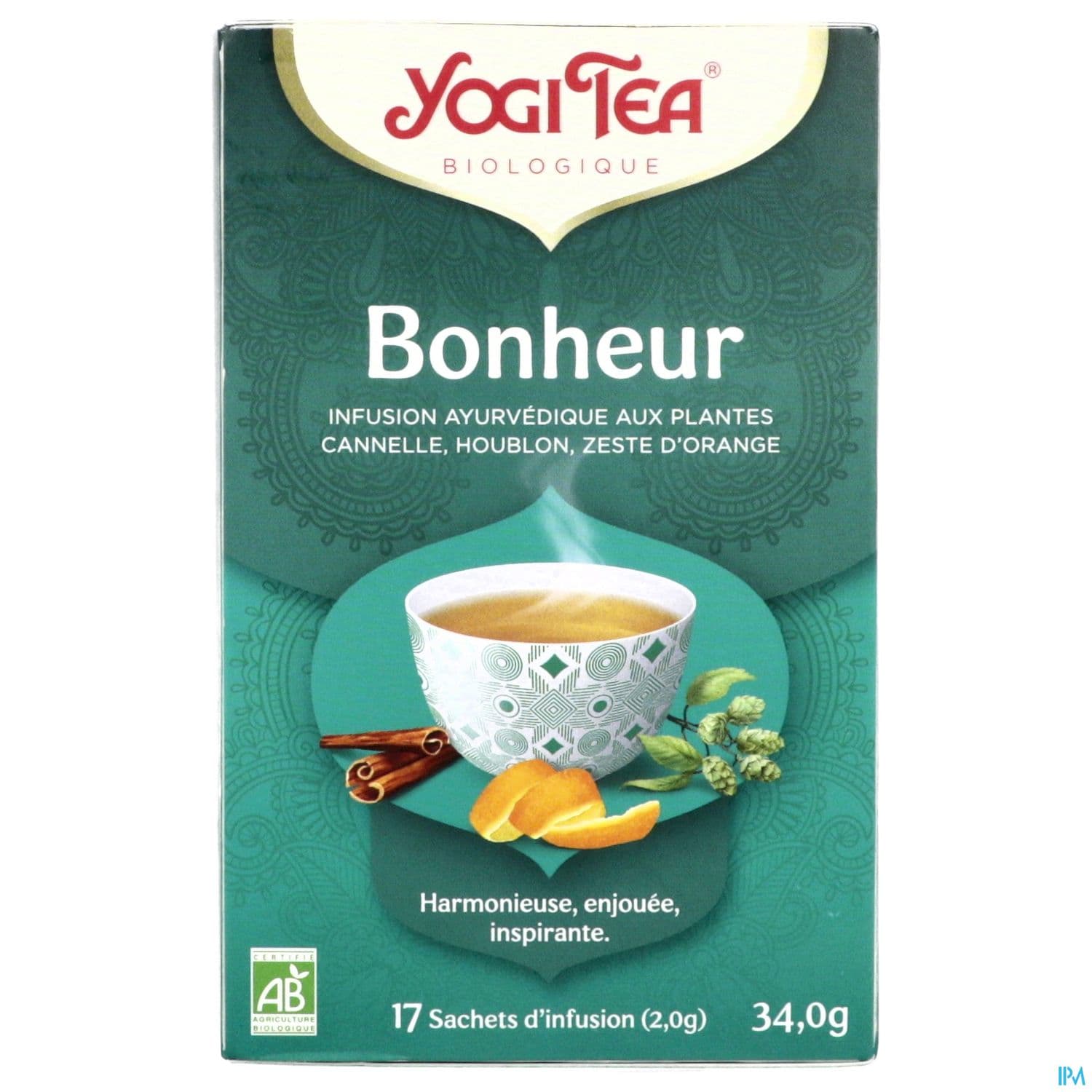YOGI TEA BONHEUR SACH 17 — Pharmacie La Rose