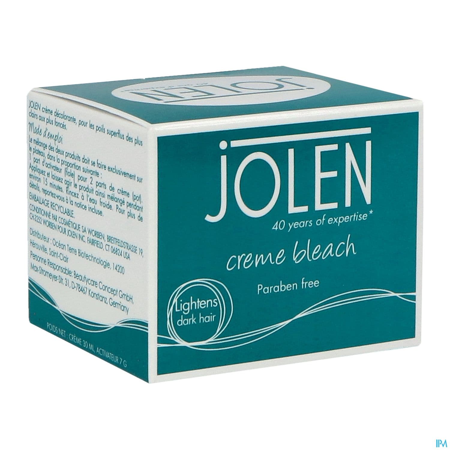 JOLEN CR DECOLORANTE POT 30ML — Pharmacie porte de la villette
