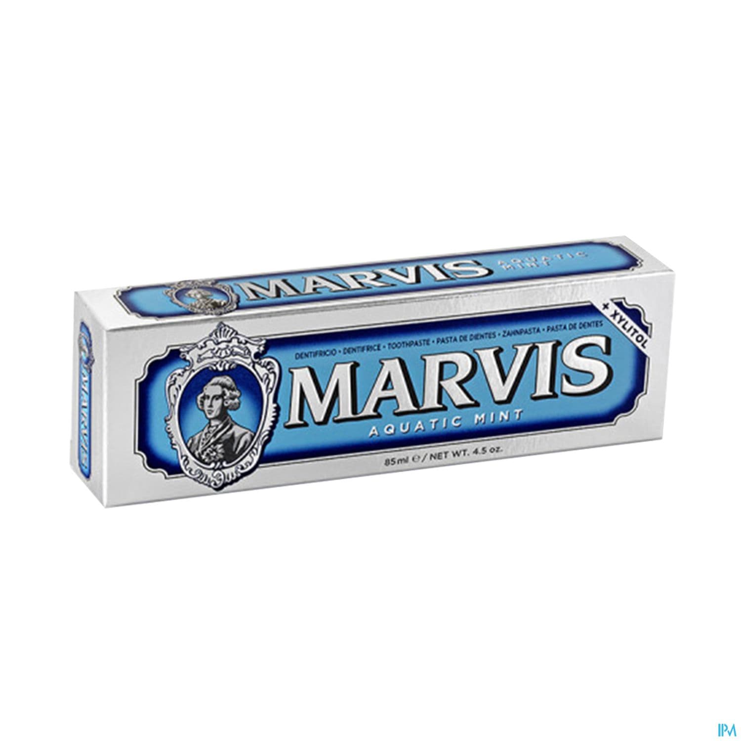 MARVIS DENT MENTH AQUATIC BLEU85ML — Pharmacie plaisance