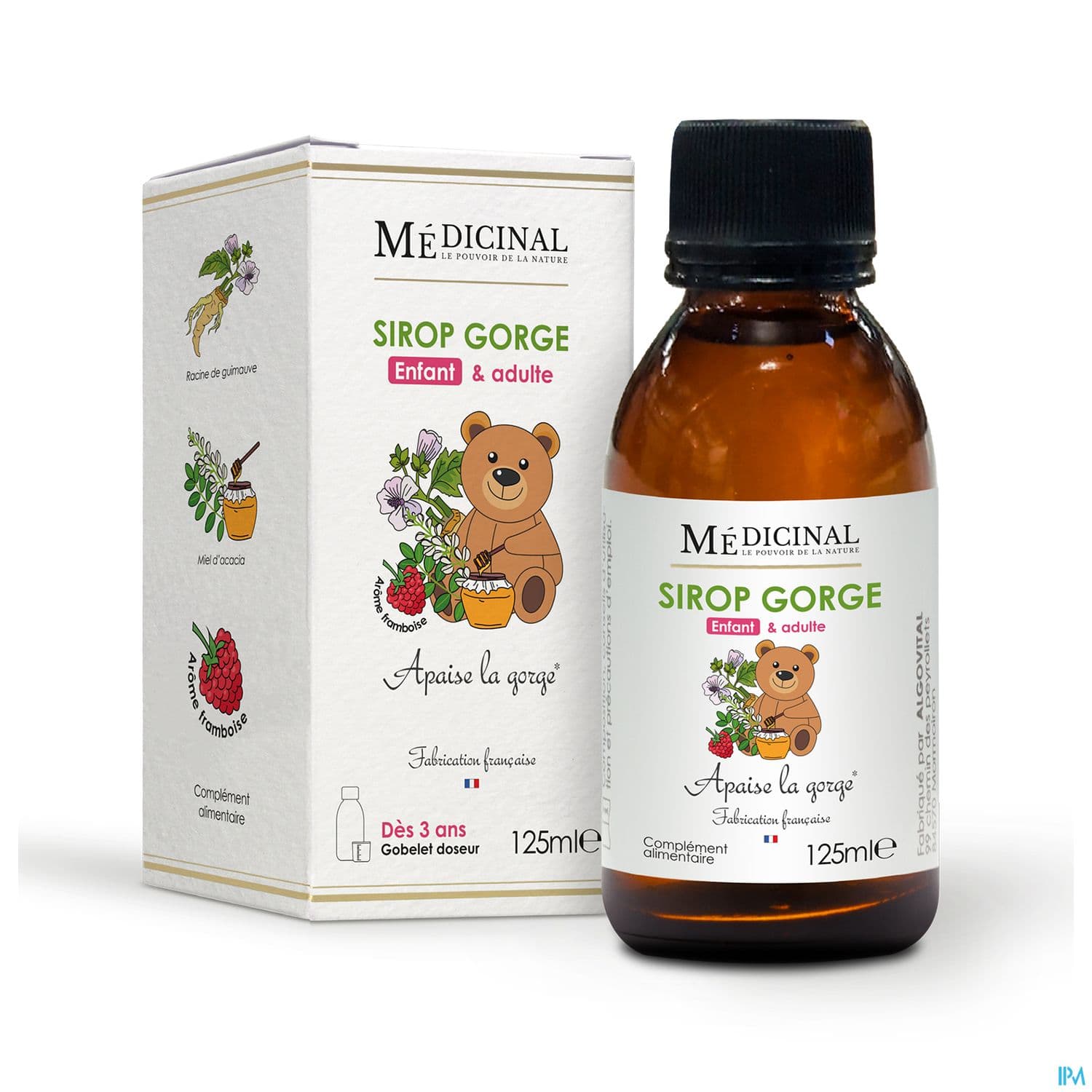 Medicinal Sirop Gorge Enfant 125ml — Pharmacie de la Gare