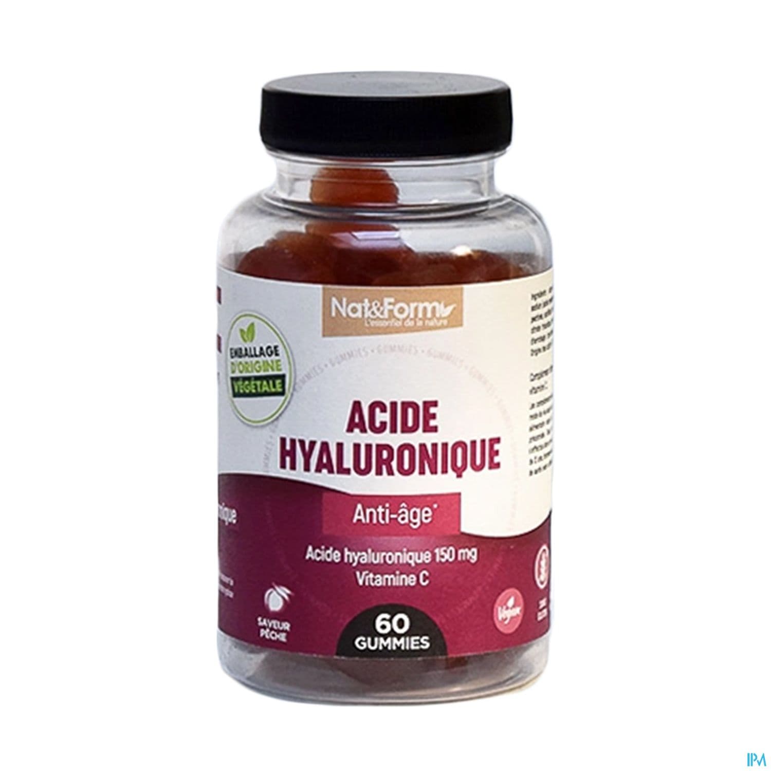 NAT&FORM ACIDE HYALURON GUMMIE 60 — Pharmacie centrale de la Villette 93 Pharmacie de garde 24h/24