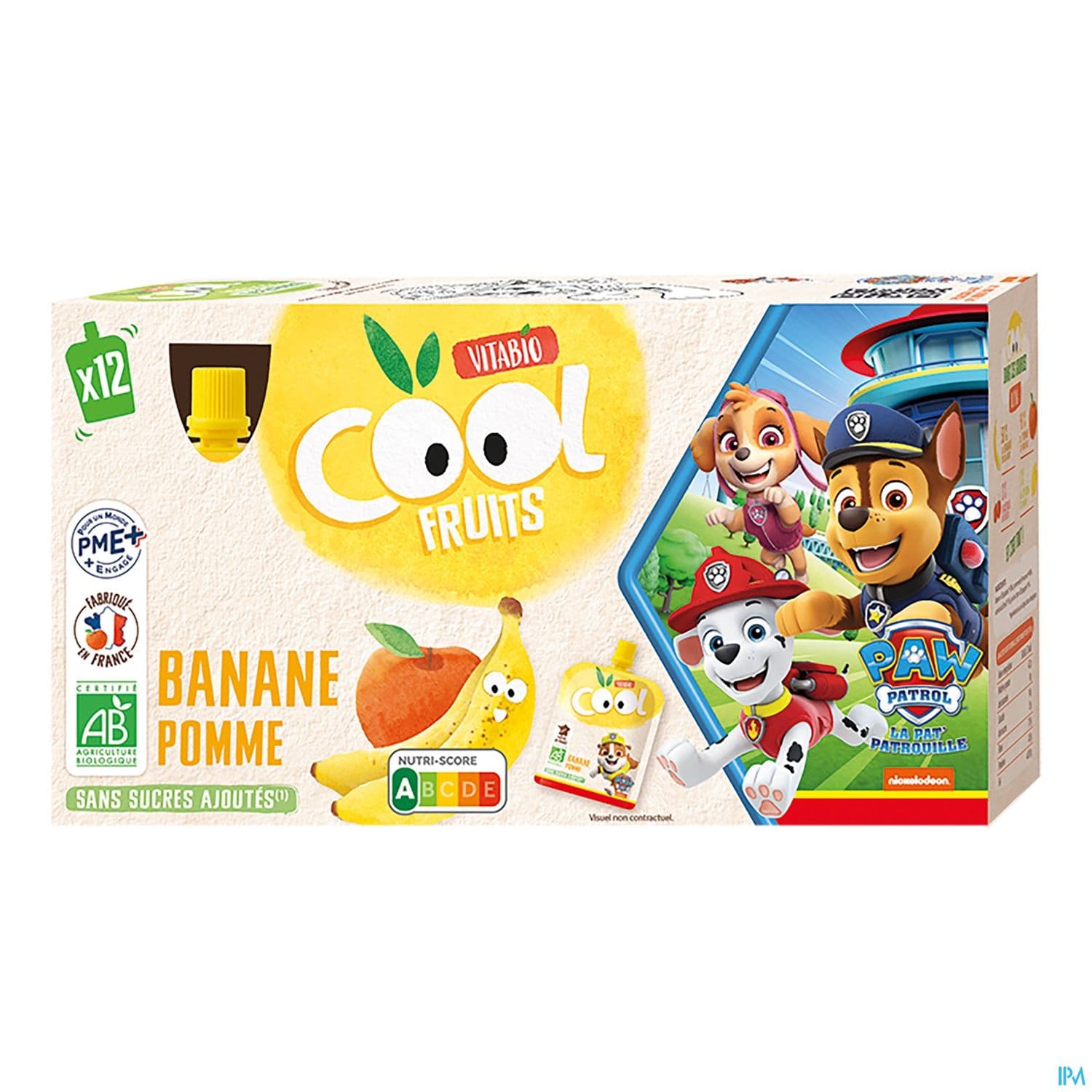VITABIO COOL POMME/BANANE 12X90G — Pharmacie Rocade by Nexum