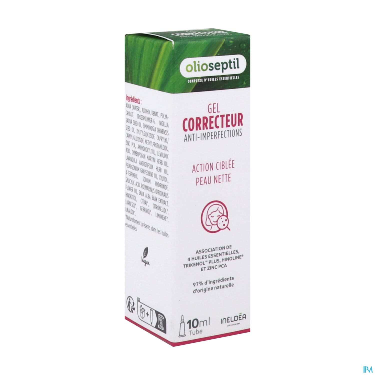 OLIOSEPTIL GEL CORRECT A/IMP 10ML — Pharmacie Arc saint-mandé