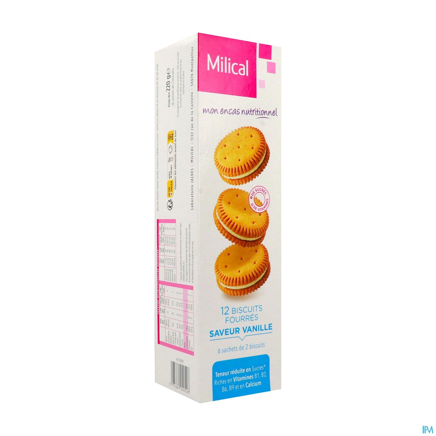 MILICAL MON BISCUIT FOURRE VANIL 8 — Pharmacie plaisance