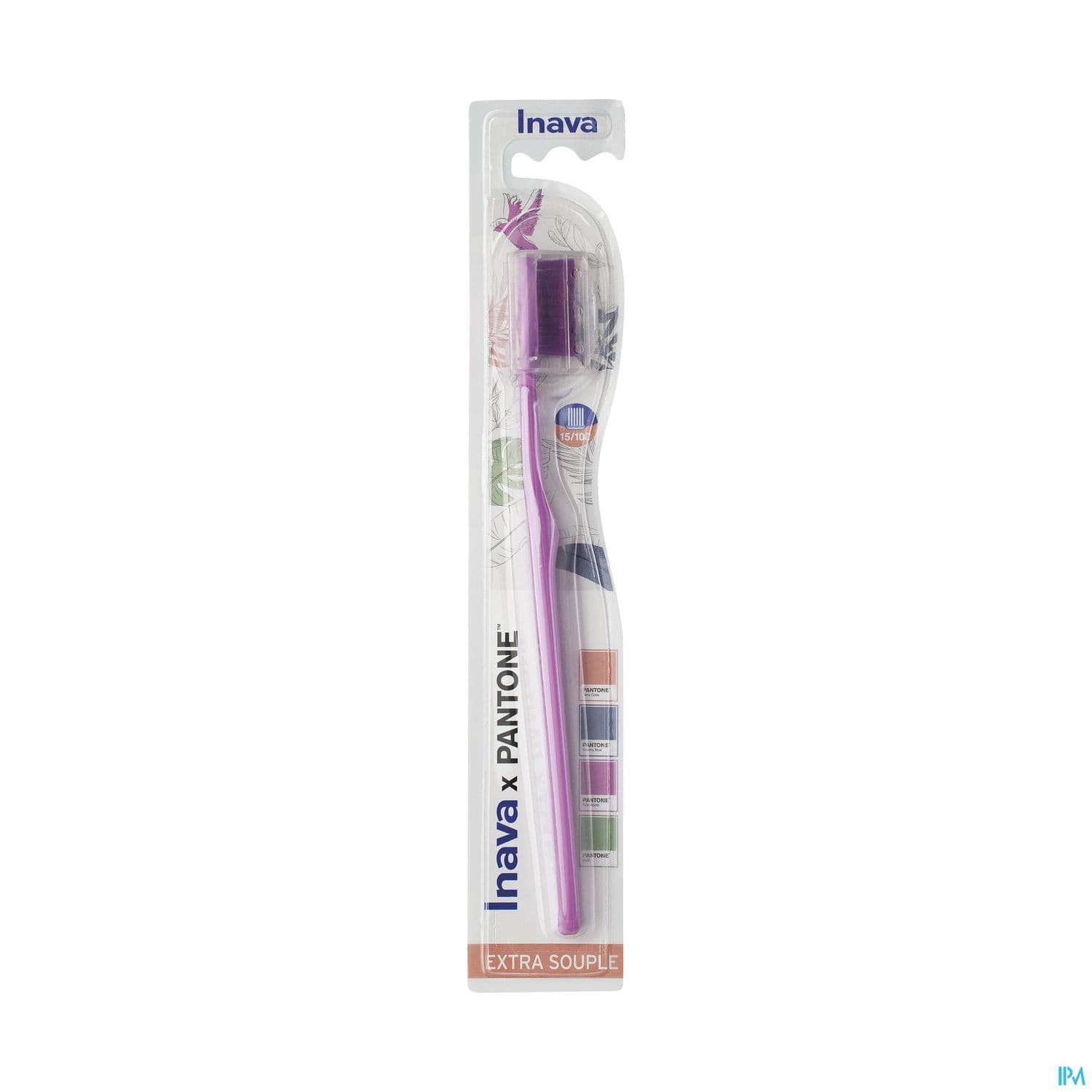 Inava Chirurgicale Brosse A Dents 15/100 Pantone — Pharmacie du Médoc