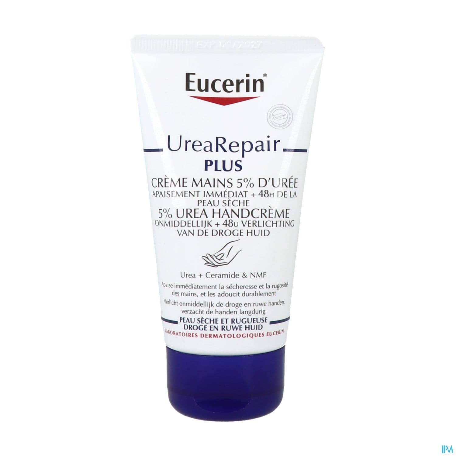 Eucerin UreaRepair Crème mains 5% d'Urée, 75 ml — Pharmacie des Rives du Cher