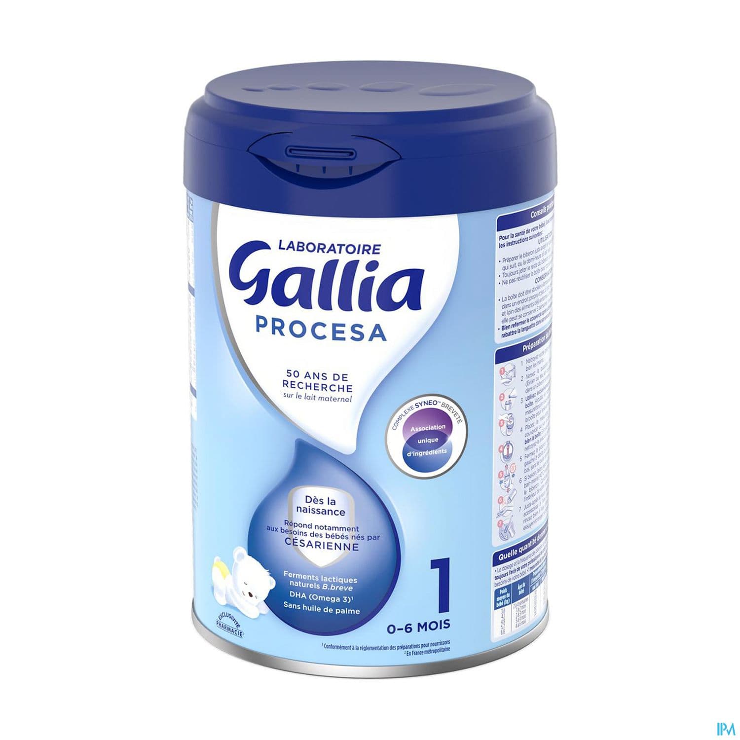 GALLIA PROCESA LAIT 1AGE 800G — Pharmacie Juin