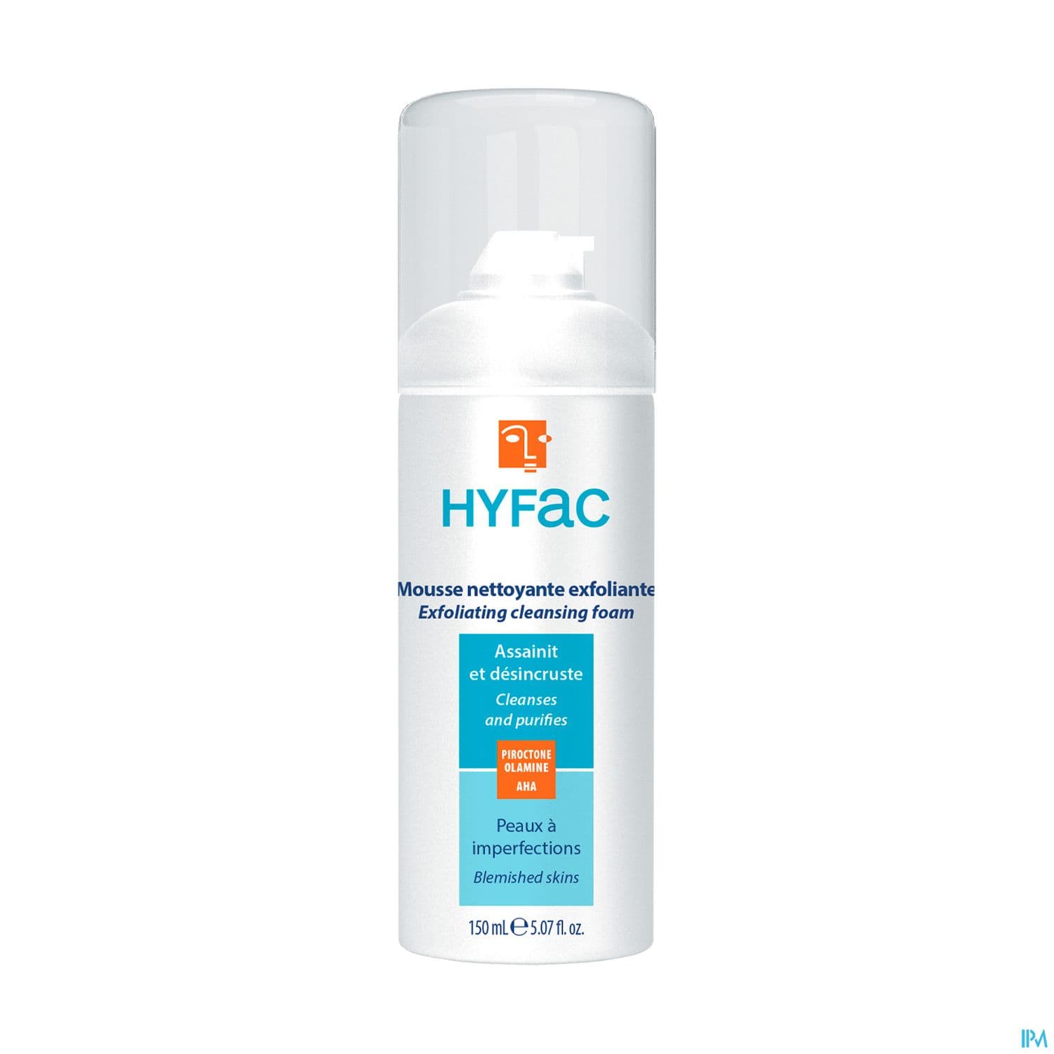 Hyfac Mousse Nettoyante Exfoliante 150ml — Pharmacie Pharmavance Pierre Fontaine
