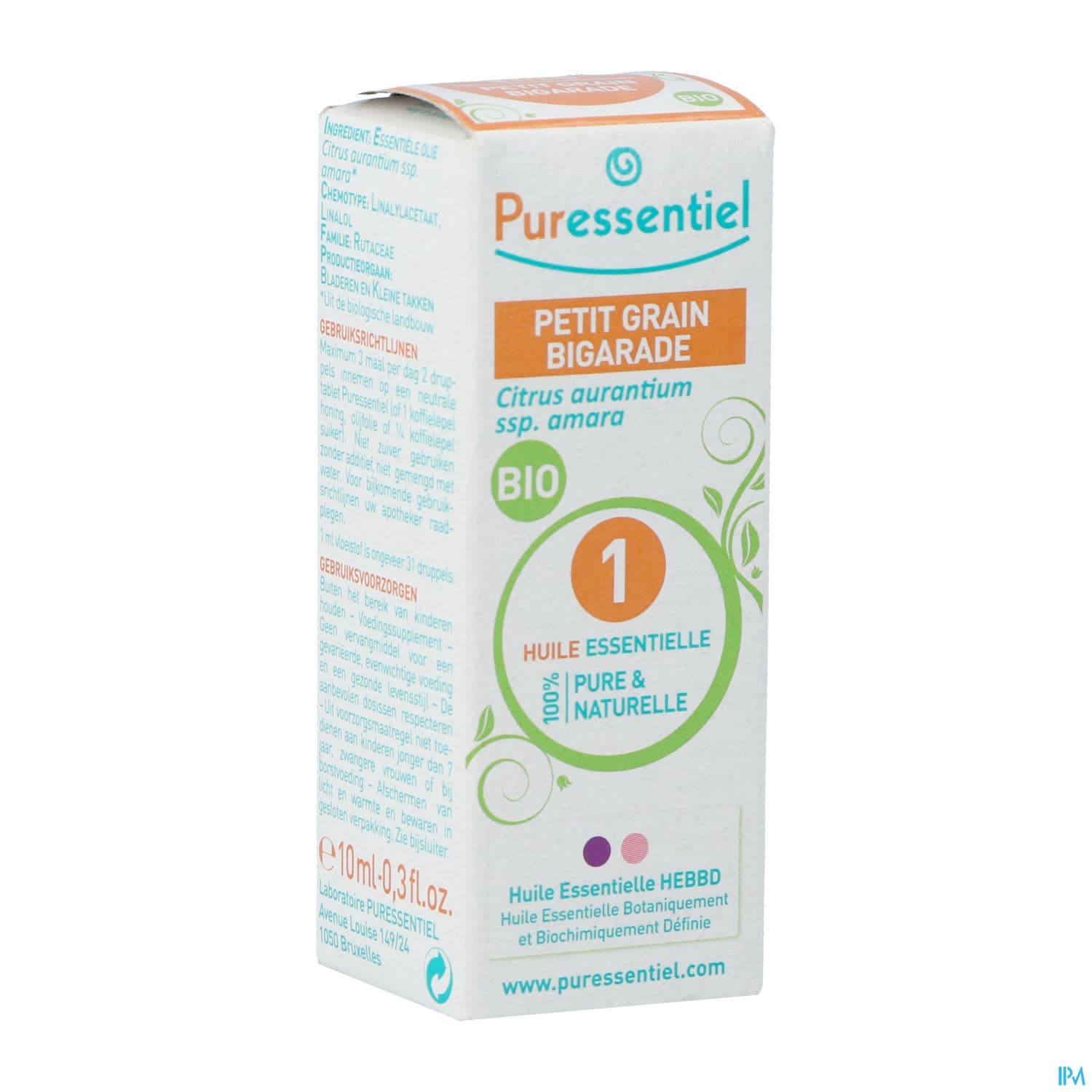 Puressentiel Huile Essentielle Petit Grain Bigarade Bio 10ml