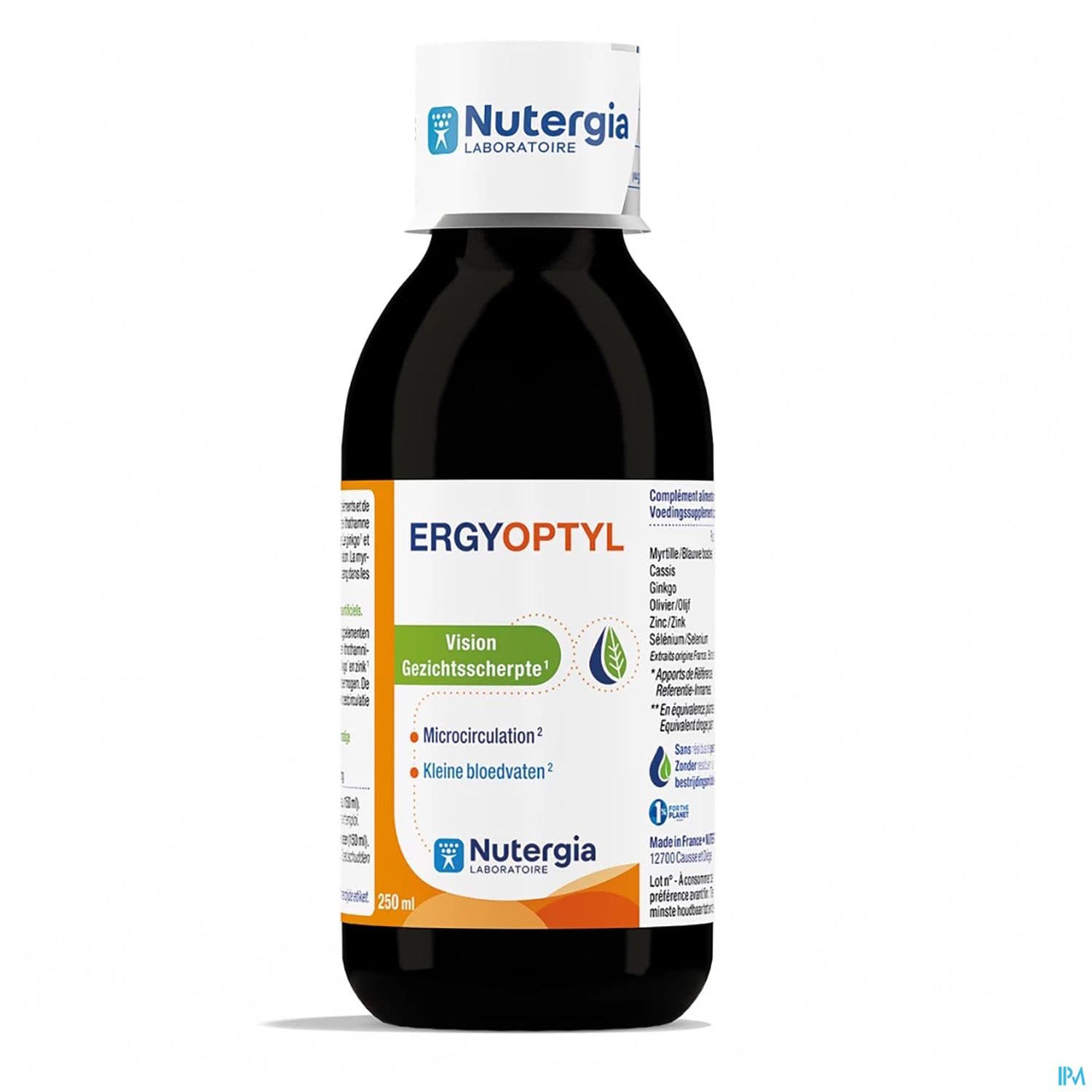 Nutergia Ergyoptyl Solution Buvable 250ml — Pharmacie des Antes by Nexum