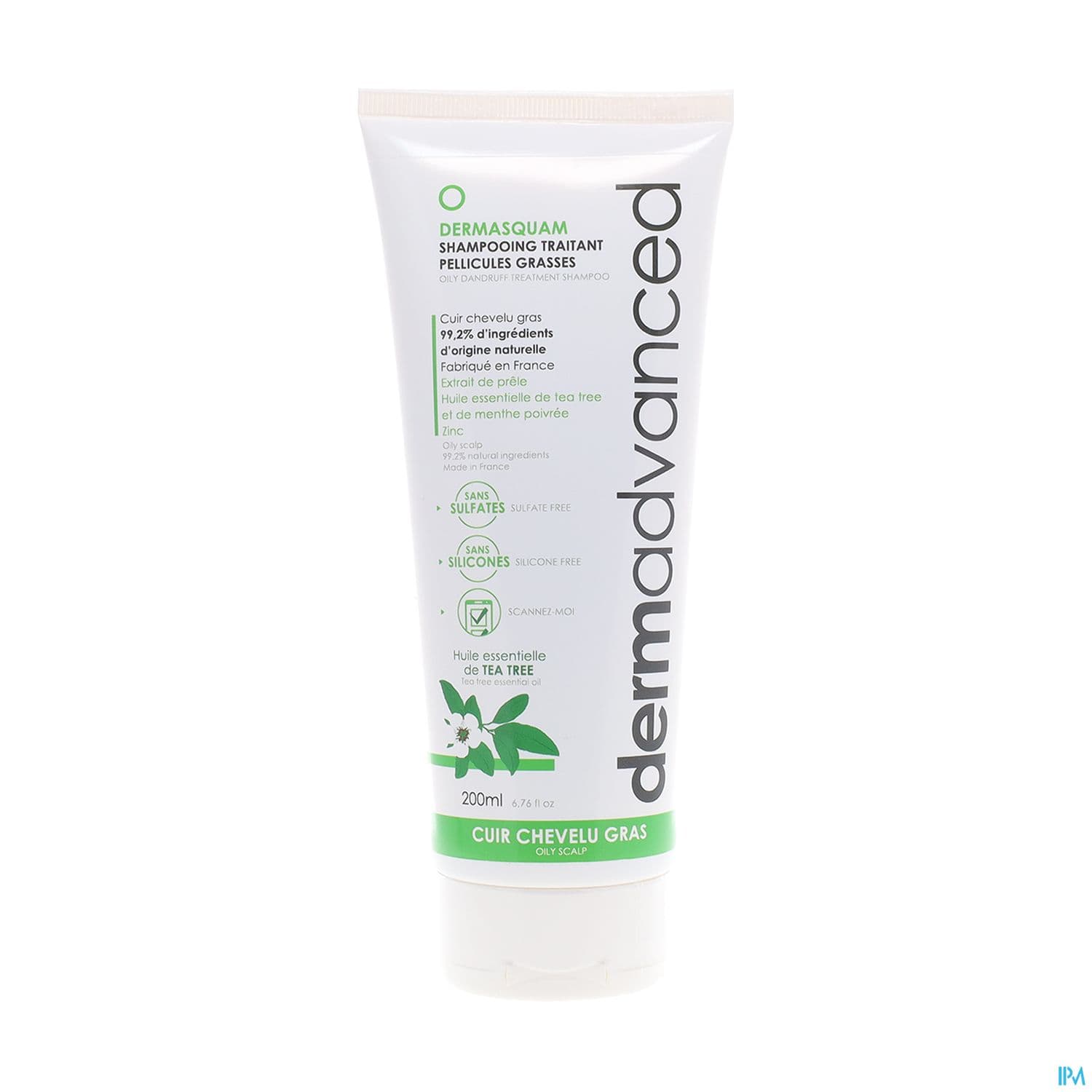 Dermasquam Shampooing Pellicule Grasse 200ml — Pharmacie Pharmavance Puteaux