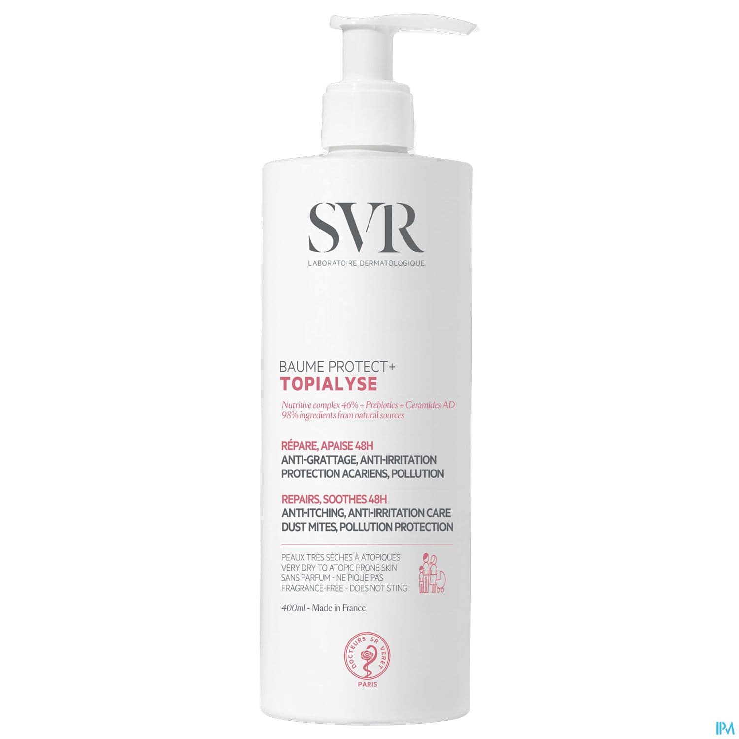 Svr Topialyse Baume Protect+ 400ml — Pharmacie  Roquette Arles by Nexum