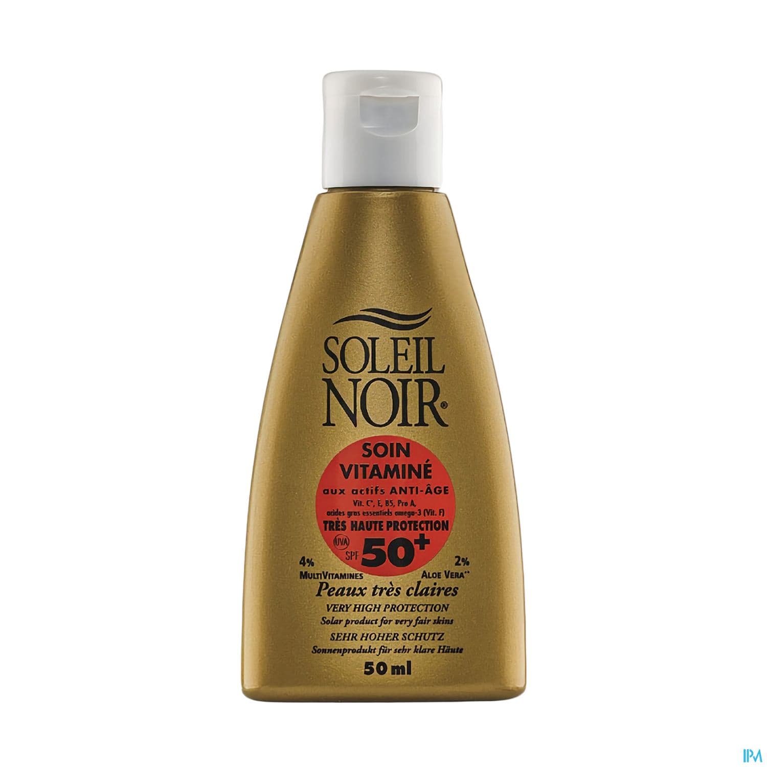 Soleil Noir Soin Vitamine Ip 50+ Tres Haute Protection 50ml — Pharmacie Carnot