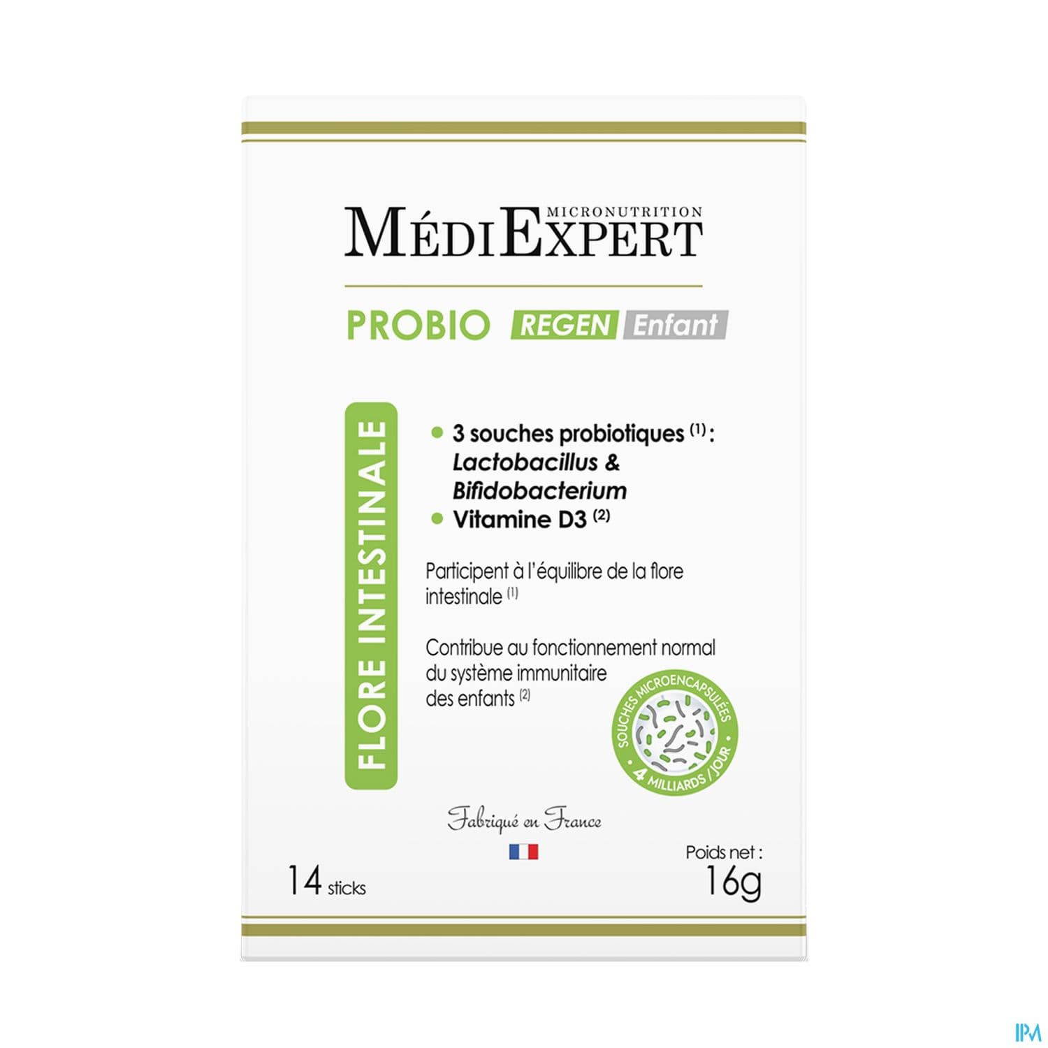 Mediexpert Probio Regen Enfant Stick 14 — Pharmacie de la Gare