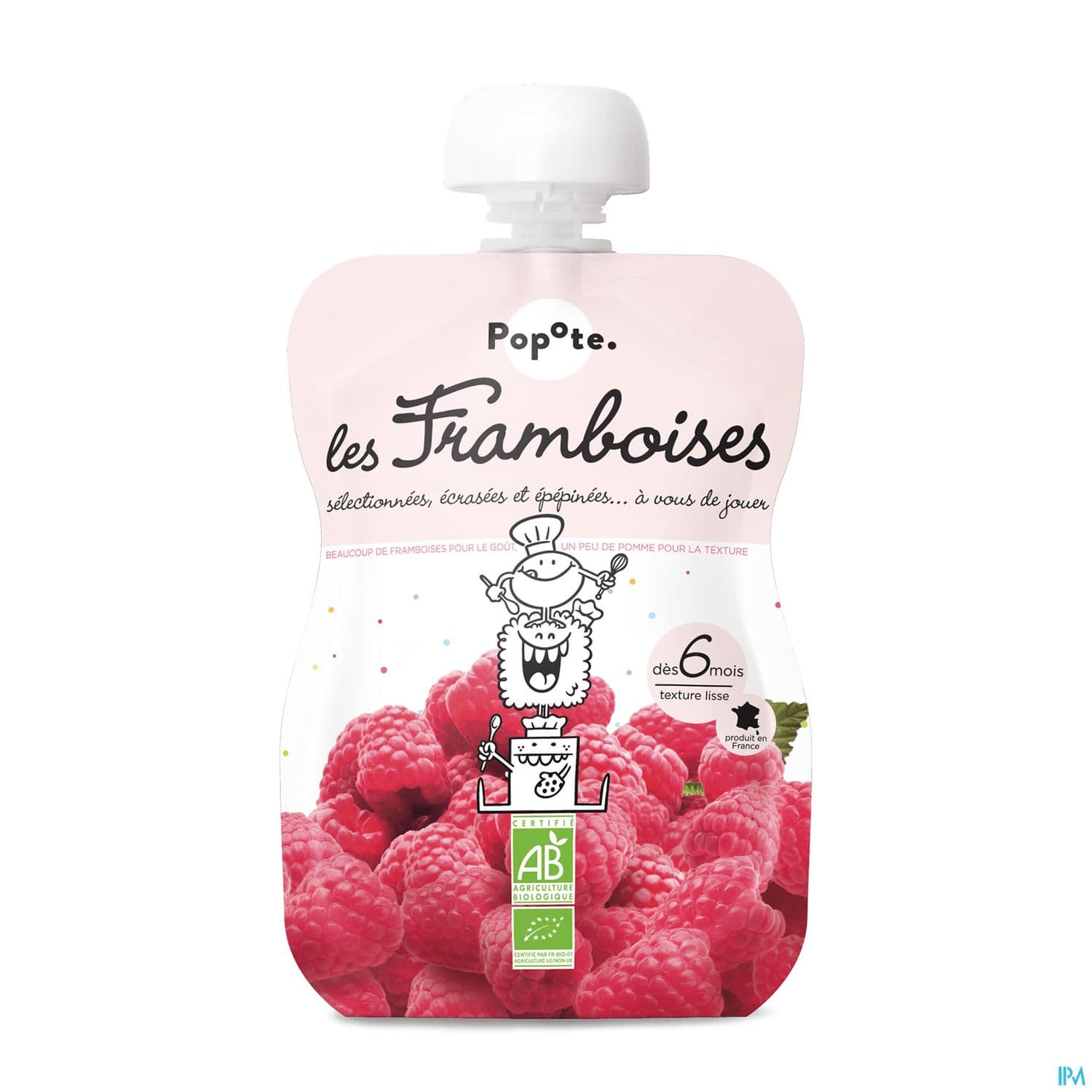 POPOTE COMPOTE FRAMBOISE 120G — Pharmacie Boulogne Print