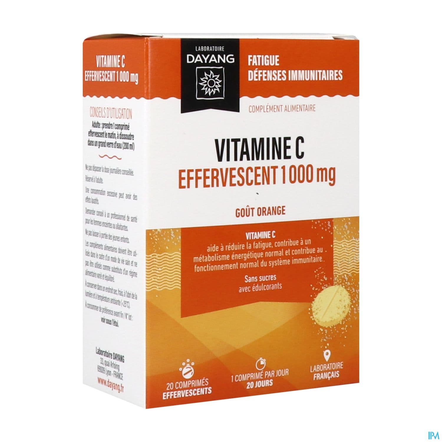 DAYANG VITAMINE C 1000MG CPR EFF20 — Pharmacie Boulogne Print