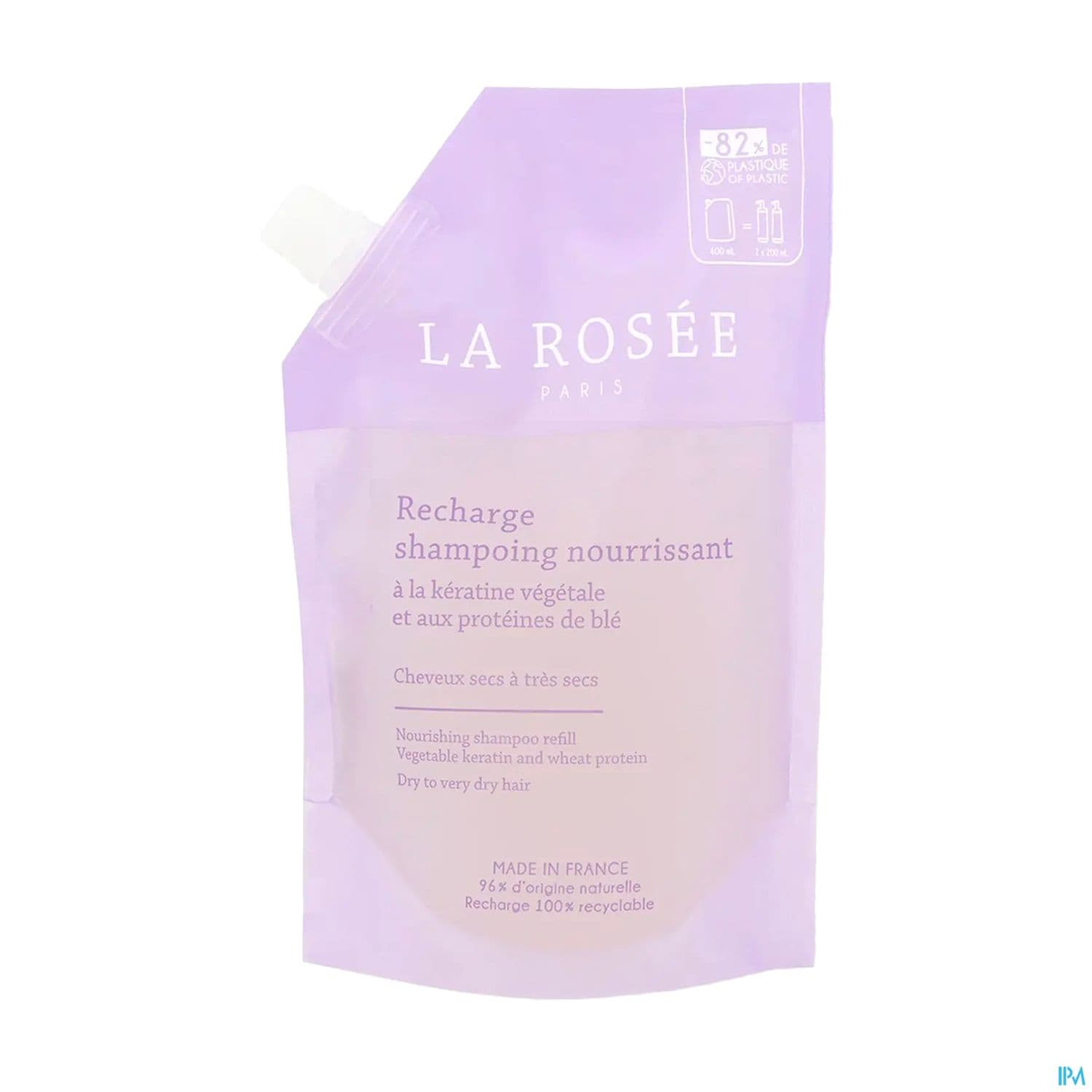 La Rosee Shampooing Nourrissant Proteine De Ble Recharge 400ml — Pharmacie des Clos