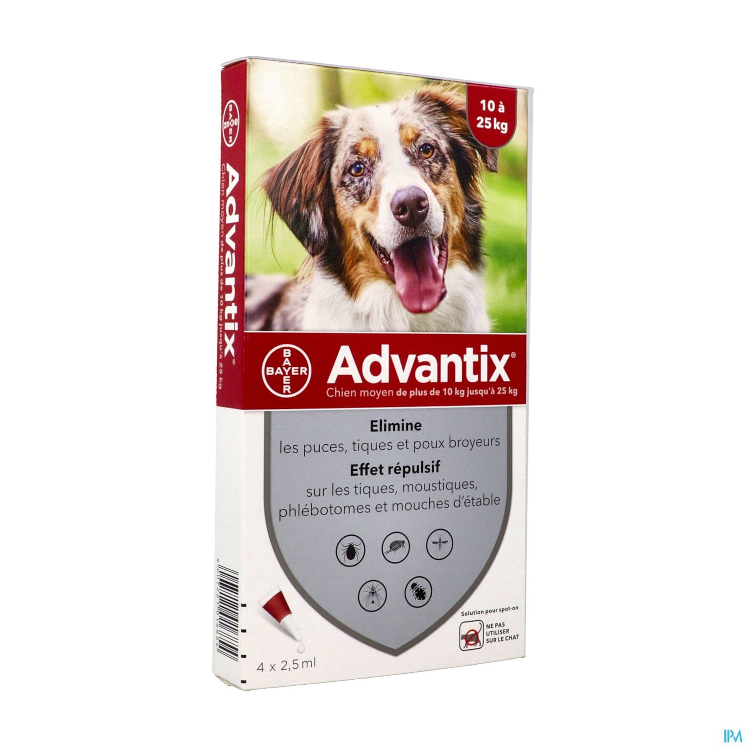Advantix Chien Moyen Spot On Solution 2ml5 4 — Pharmacie Parc Lann
