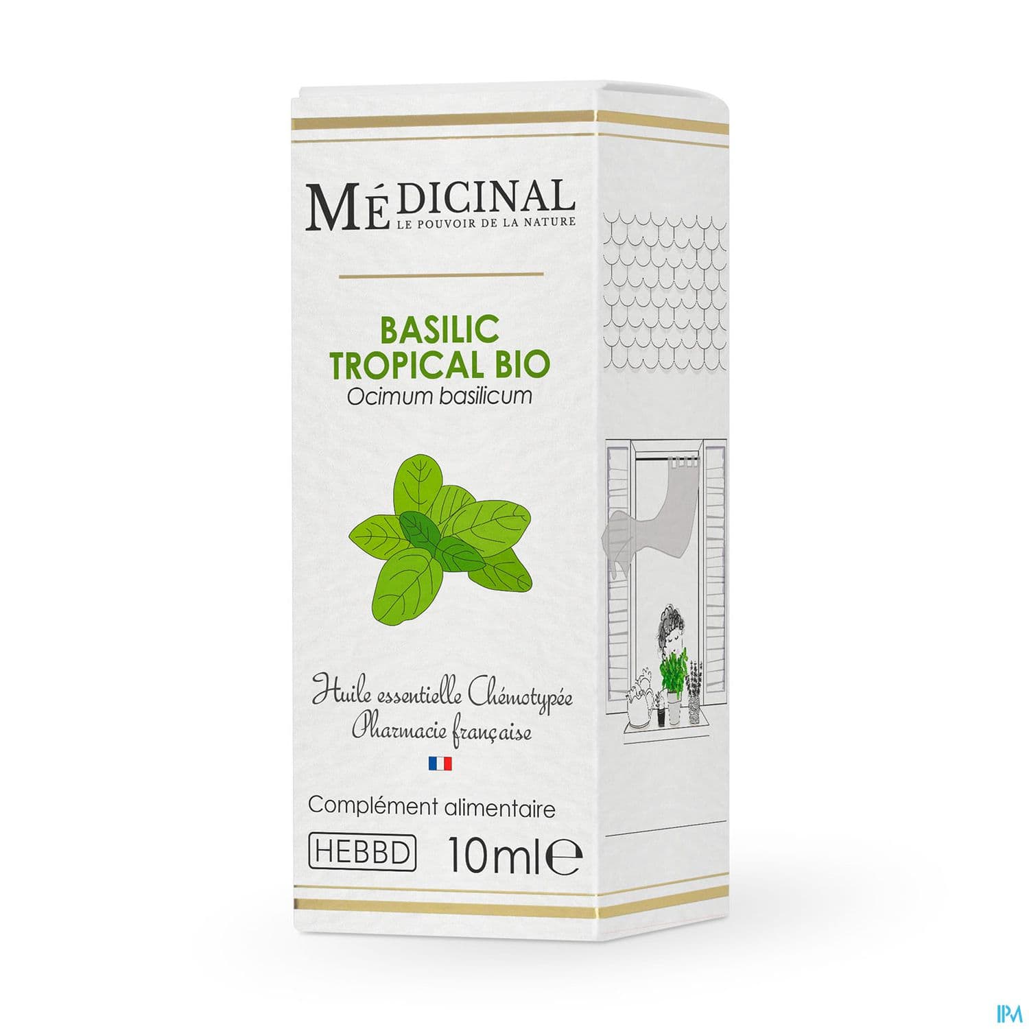 Medicinal Huile Essentielle Basilic Tropical Bio 10ml — Pharmacie St Honoré - Amiens