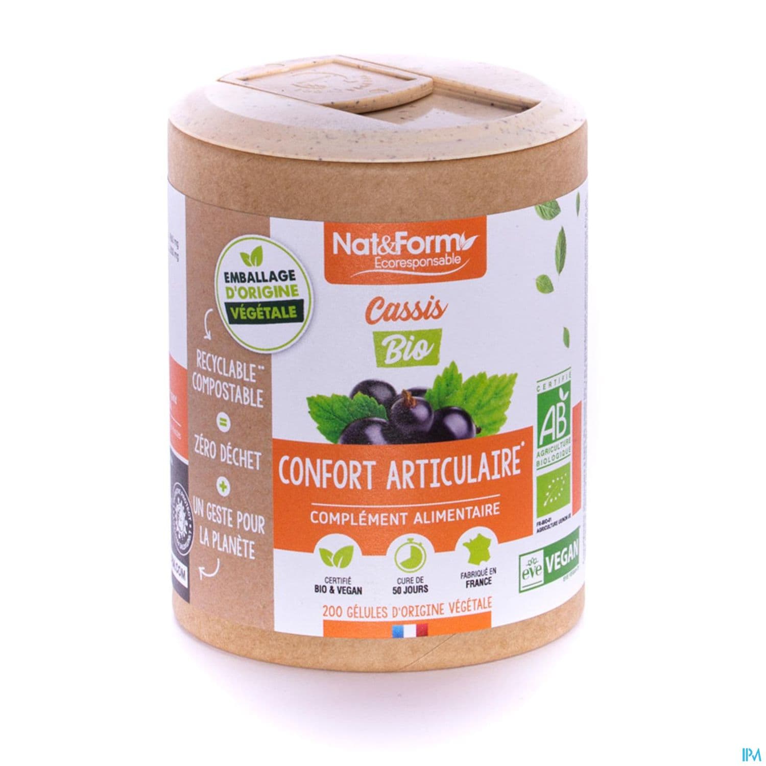 NAT&FORM ECO CASSIS BIO GELVEG90 — Pharmacie des Couronneries