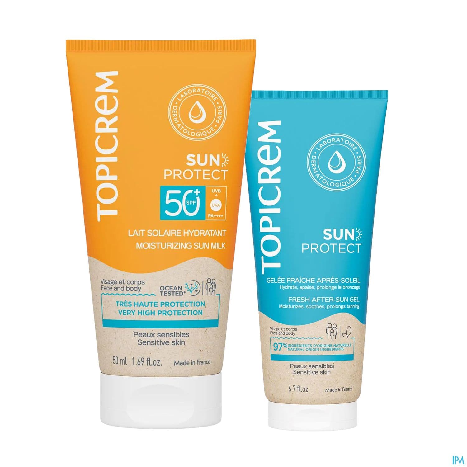 TOPICREM SUN LAIT SPF50+200ML+OF — Pharmacie des Couronneries