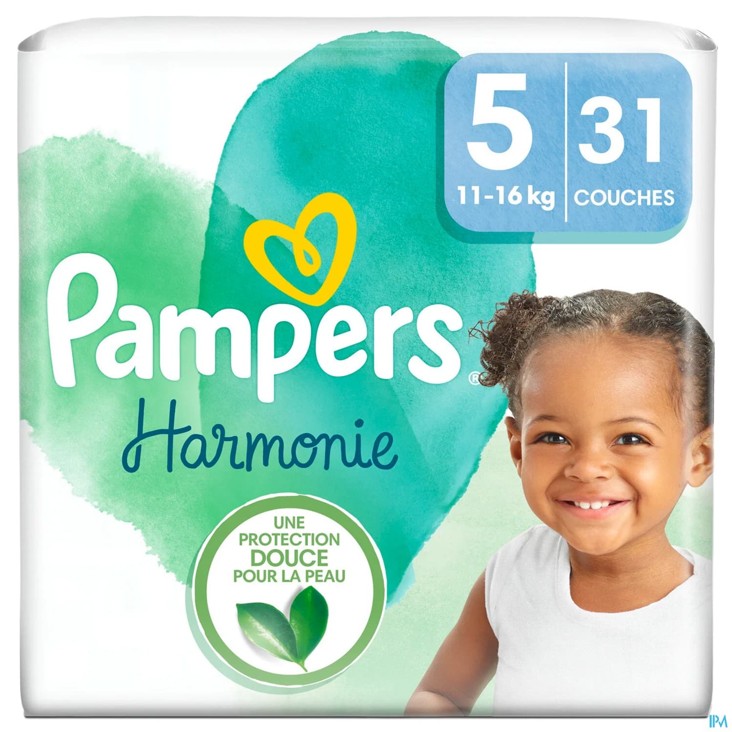 PAMPERS HARMONIE COUCHE T5 PAQ/31 — Pharmacie Marie Stuart