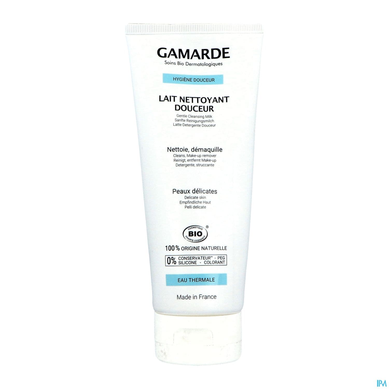 Gamarde Lait Nettoyant Douceur Bio 200g — Pharmacie Le pallec