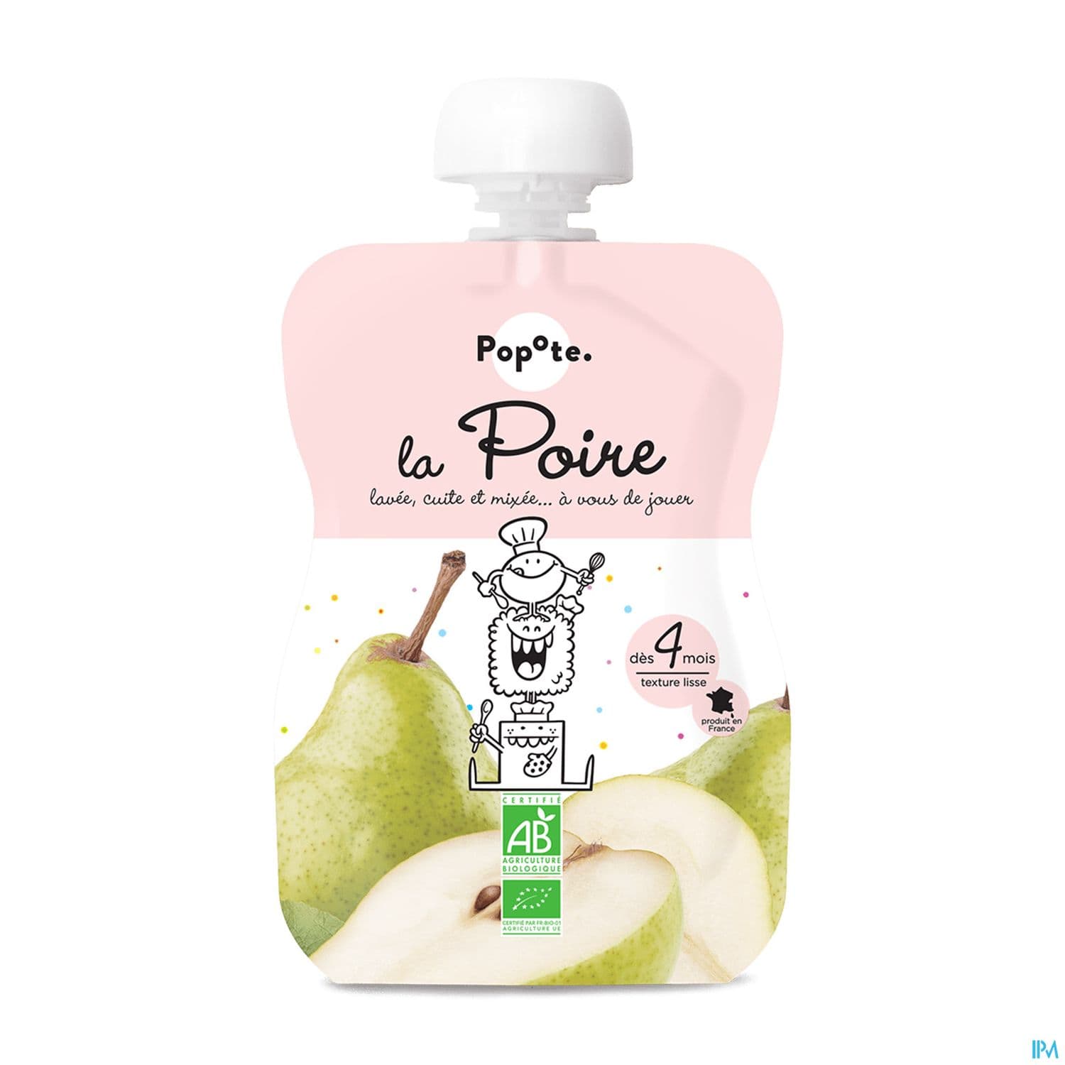 POPOTE COMPOTE POIRE 120G — Pharmacie Pharmavance Gambetta