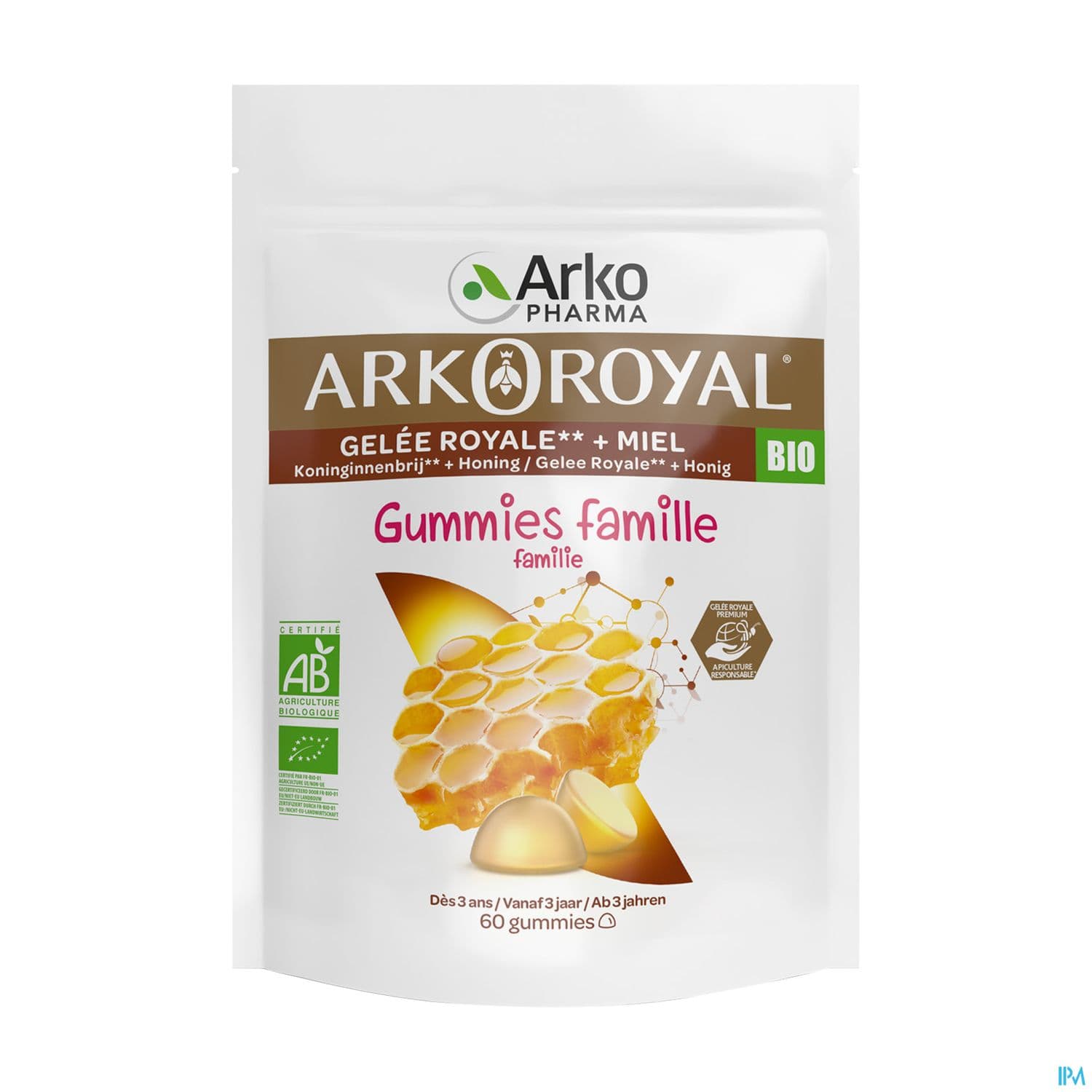 Arkopharma Arkoroyal Gummies Famille Bio Sachet 60 — Pharmacie Oceane