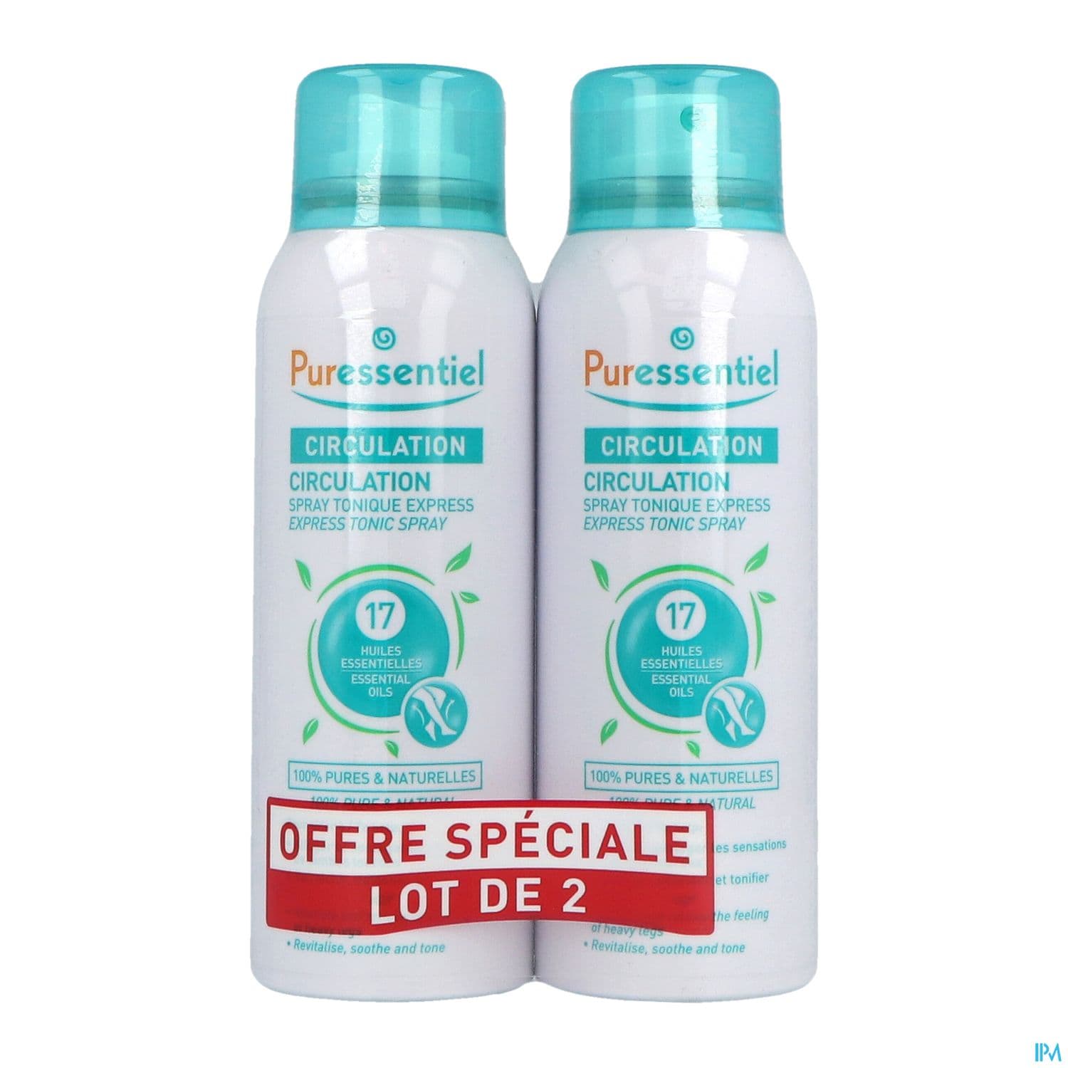 Puressentiel Spray Tonique Express Circulation 100ml X2 -50% Sur Le 2eme — Pharmacie Villenave Rocade