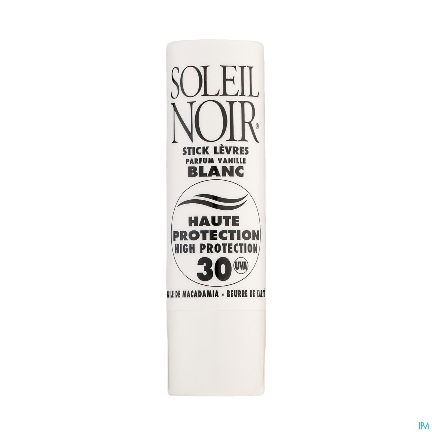 Soleil Noir Stick Levres N26 Blanc Ip30 4g —  Pharmacie Carnot