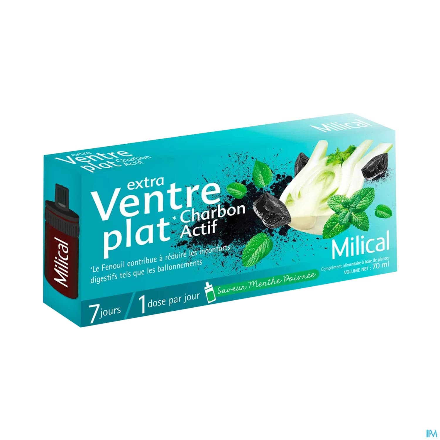 Milical Extra Ventre Plat Menthe Poivree 10ml X7 — Pharmacie Lafayette de Roubaix