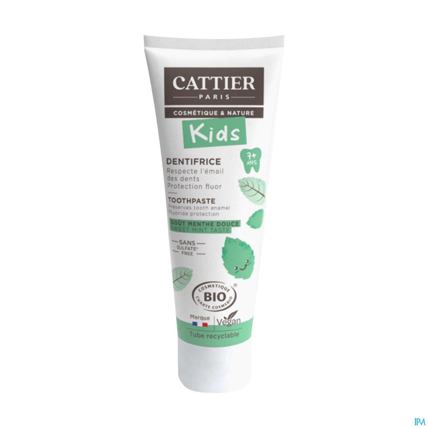 CATTIER KIDS DENT +7ANS MENTH 50ML — Pharmacie du Grand Vitrolles