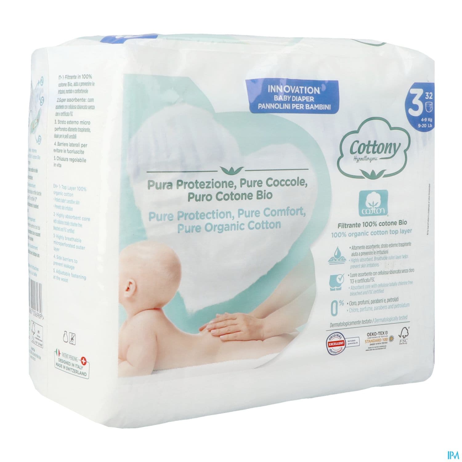 COTTONY COUCHE BB 4-9KG T3 32 — Pharmacie Riviera