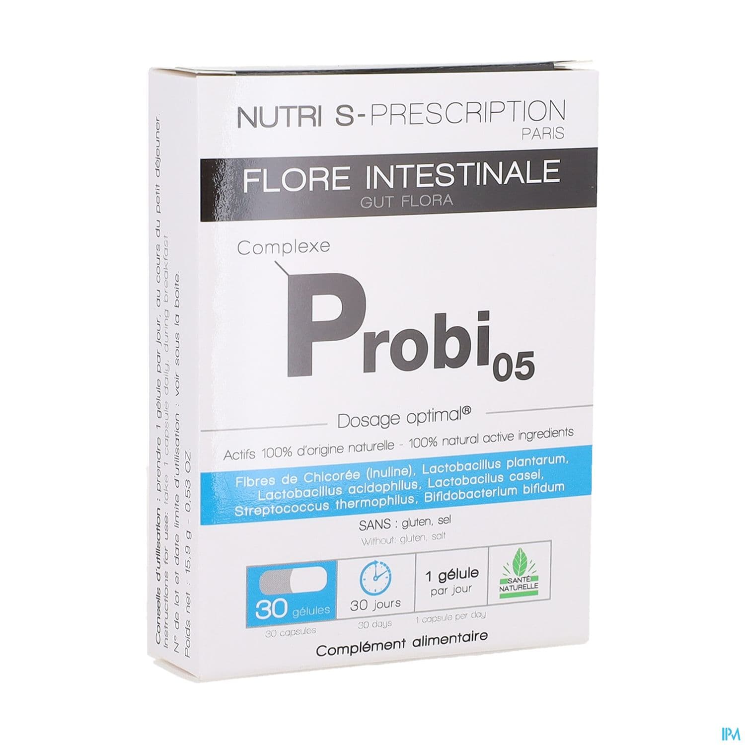 Nutri S Prescription Probi05 Flore Intes Gelule 30 — Pharmacie Pharmavance Puteaux