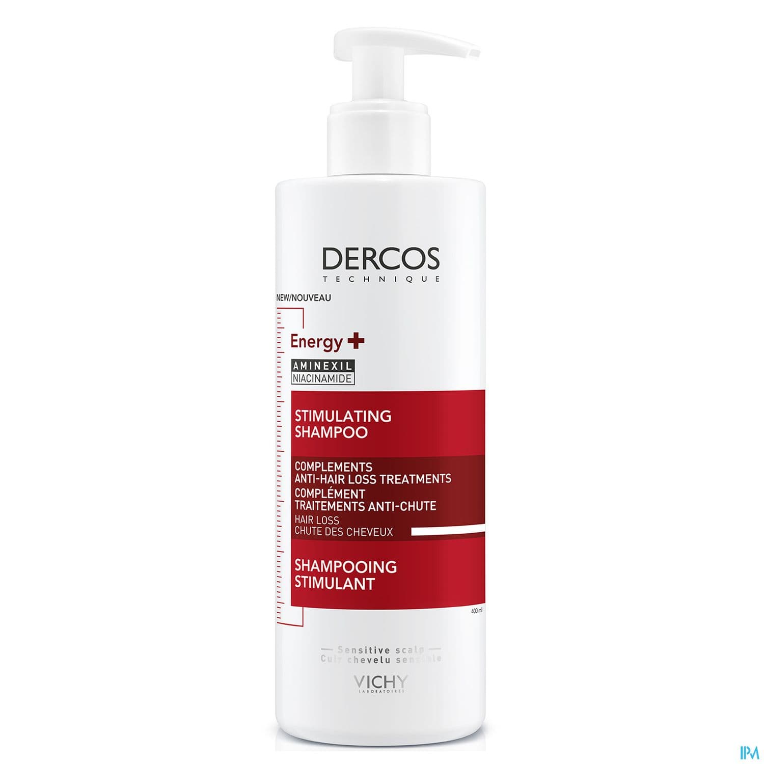 DERCOS ENERGY+ SH STIM SH 400ML — Pharmacie Juin