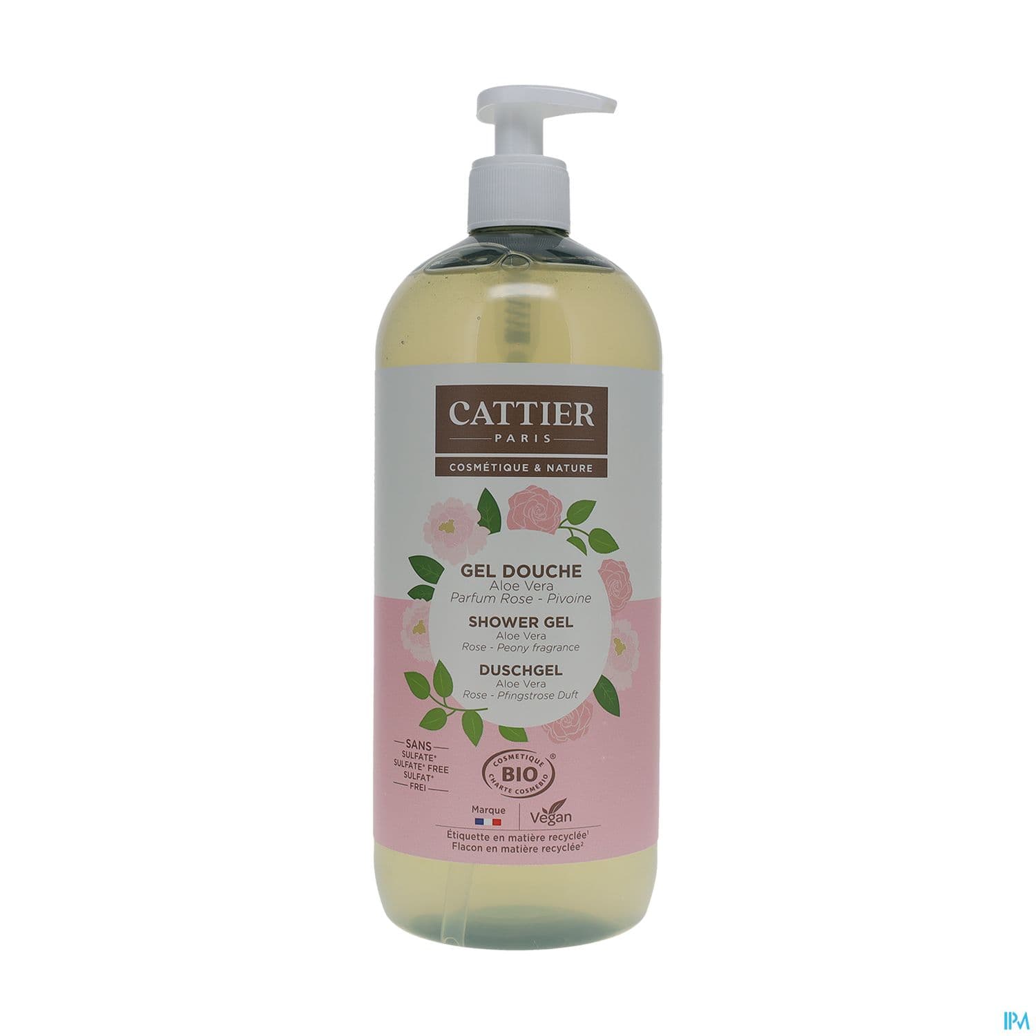 CATTIER GEL DCH S/SULF ROSE PIV 1L — Pharmacie Marie Stuart