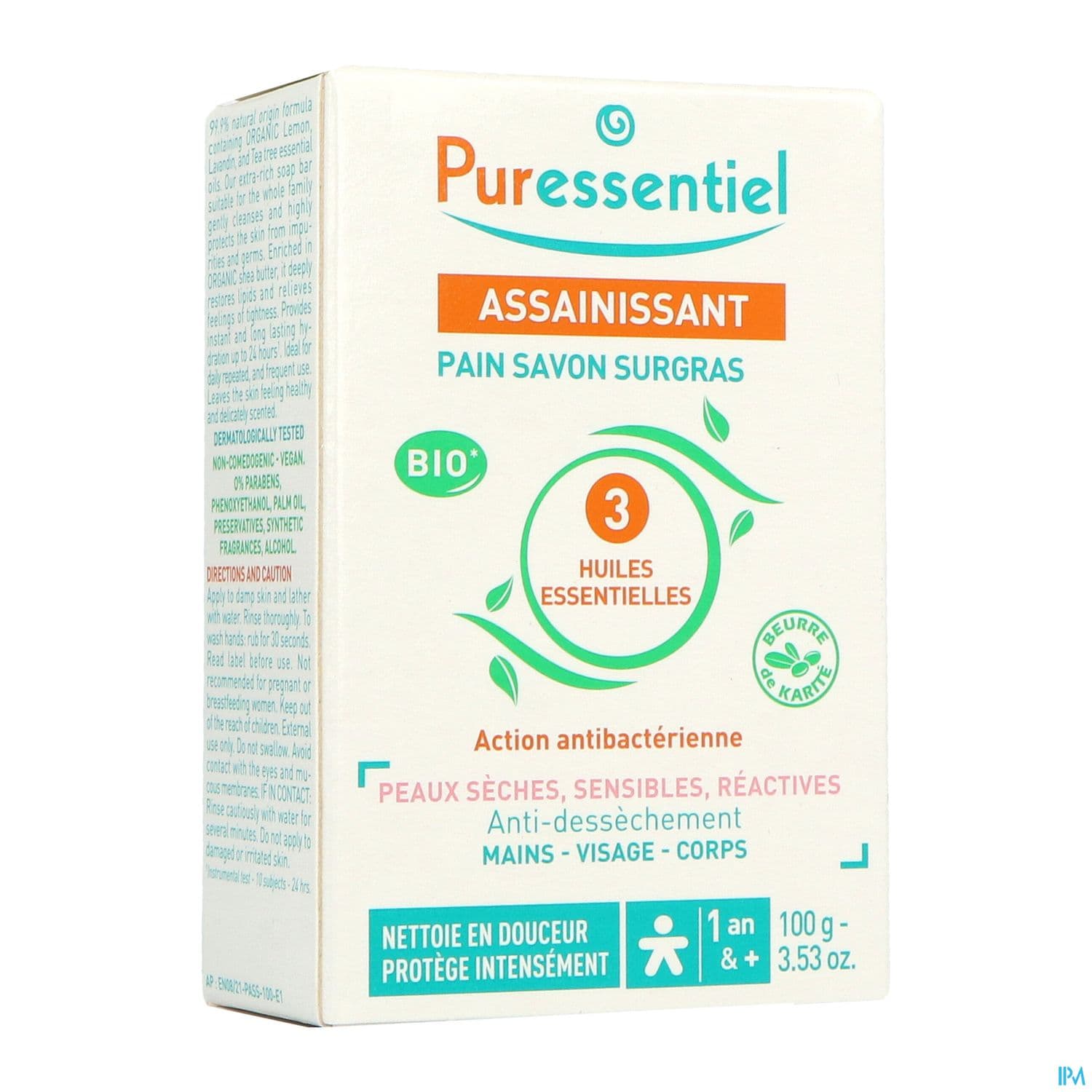 PURESSENTIEL SAV ASSAINI 100G — Pharmacie Green Boucicaut