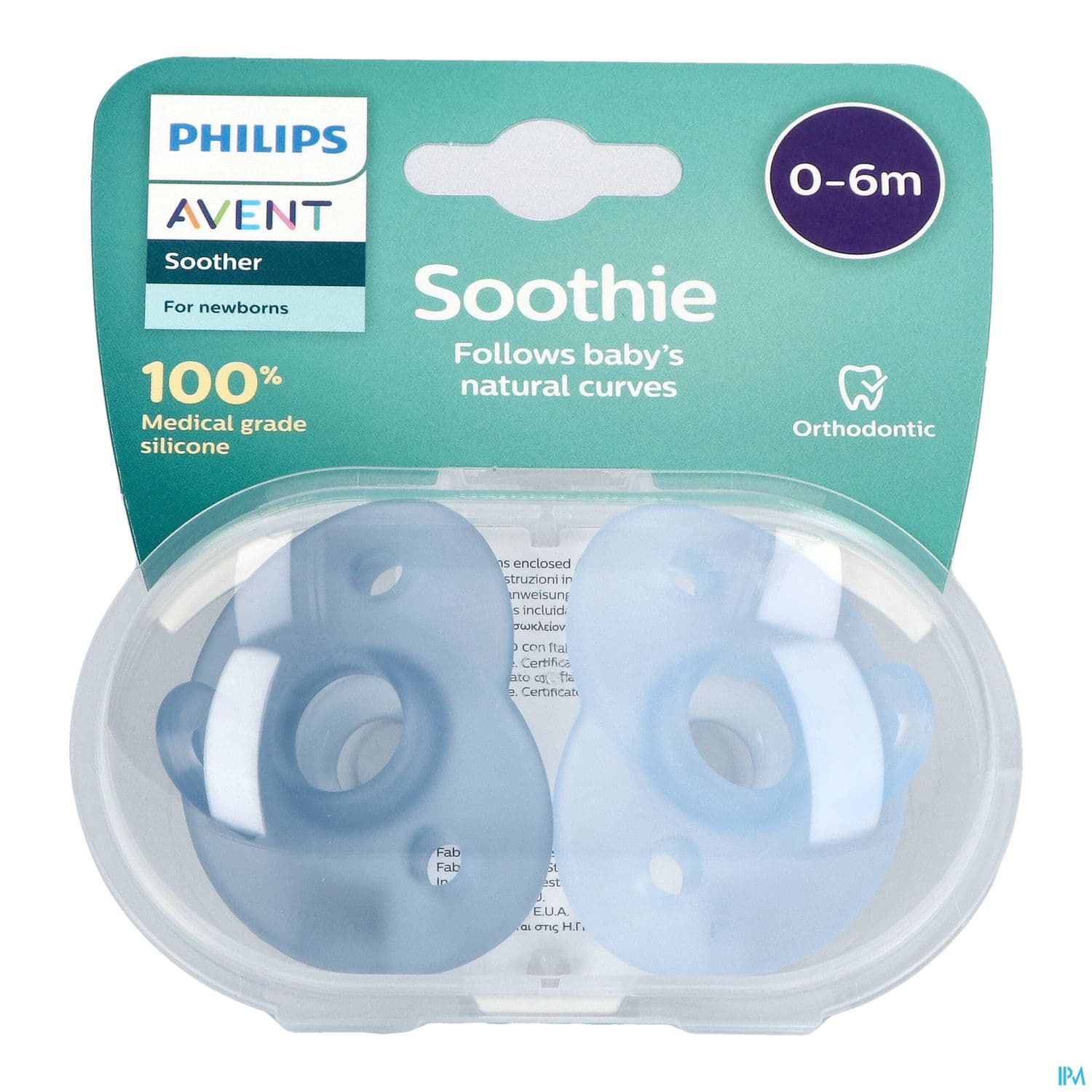 Avent Sucette Soothie Bleu 0/6mois Scf099/21 X2 — Pharmacie du Grand Vitrolles