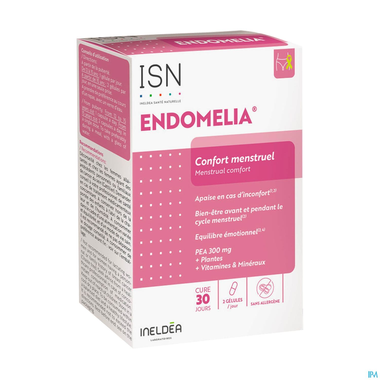 ISN ENDOMELIA GELULE 60 — Pharmacie des Couronneries