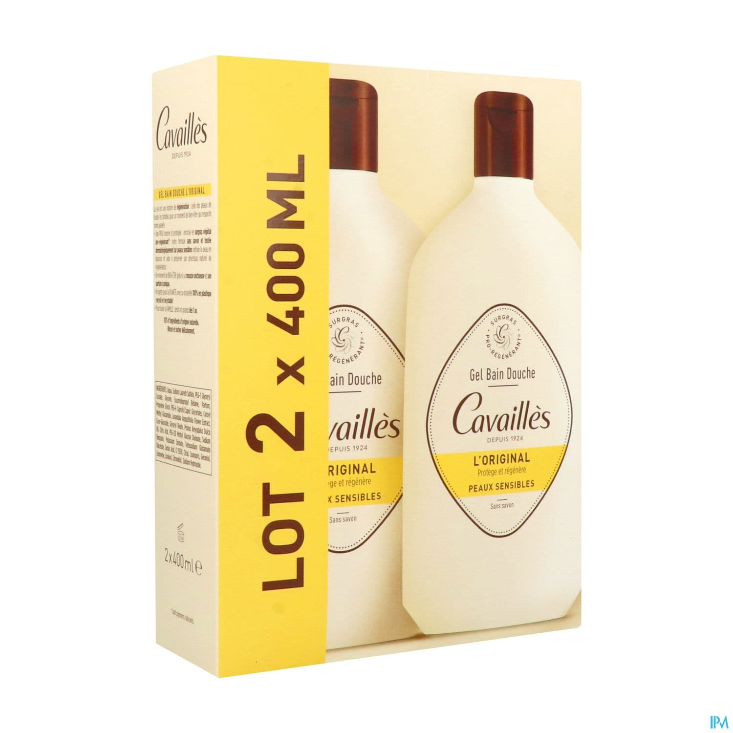 CAVAILLES BAIN DCH ORIGINAL 400ML2 — Pharmacie Pharmavance Le Chesnay