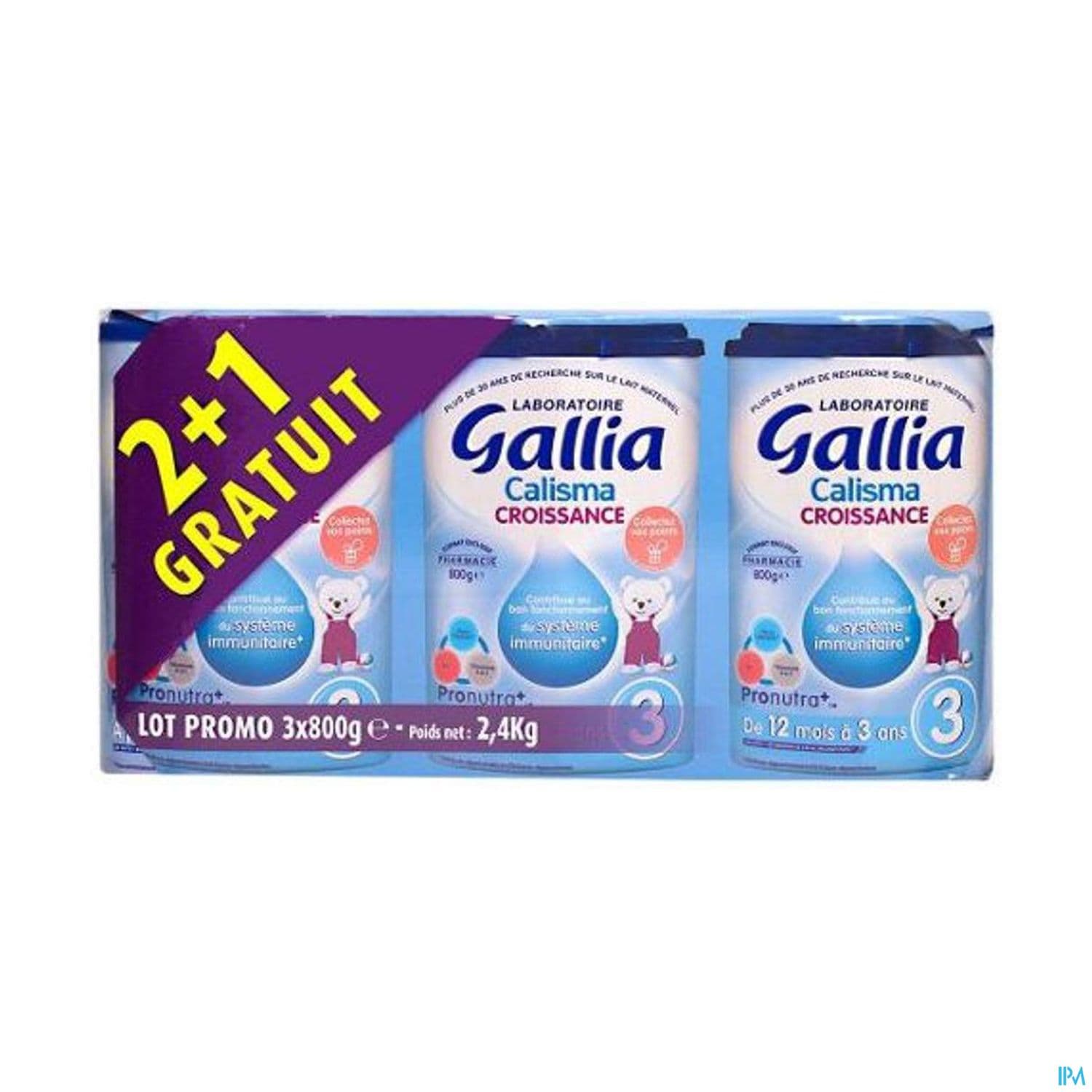 Gallia Croissance Pronutra+ Poudre 800g X3 — Pharmacie Metro Simplon