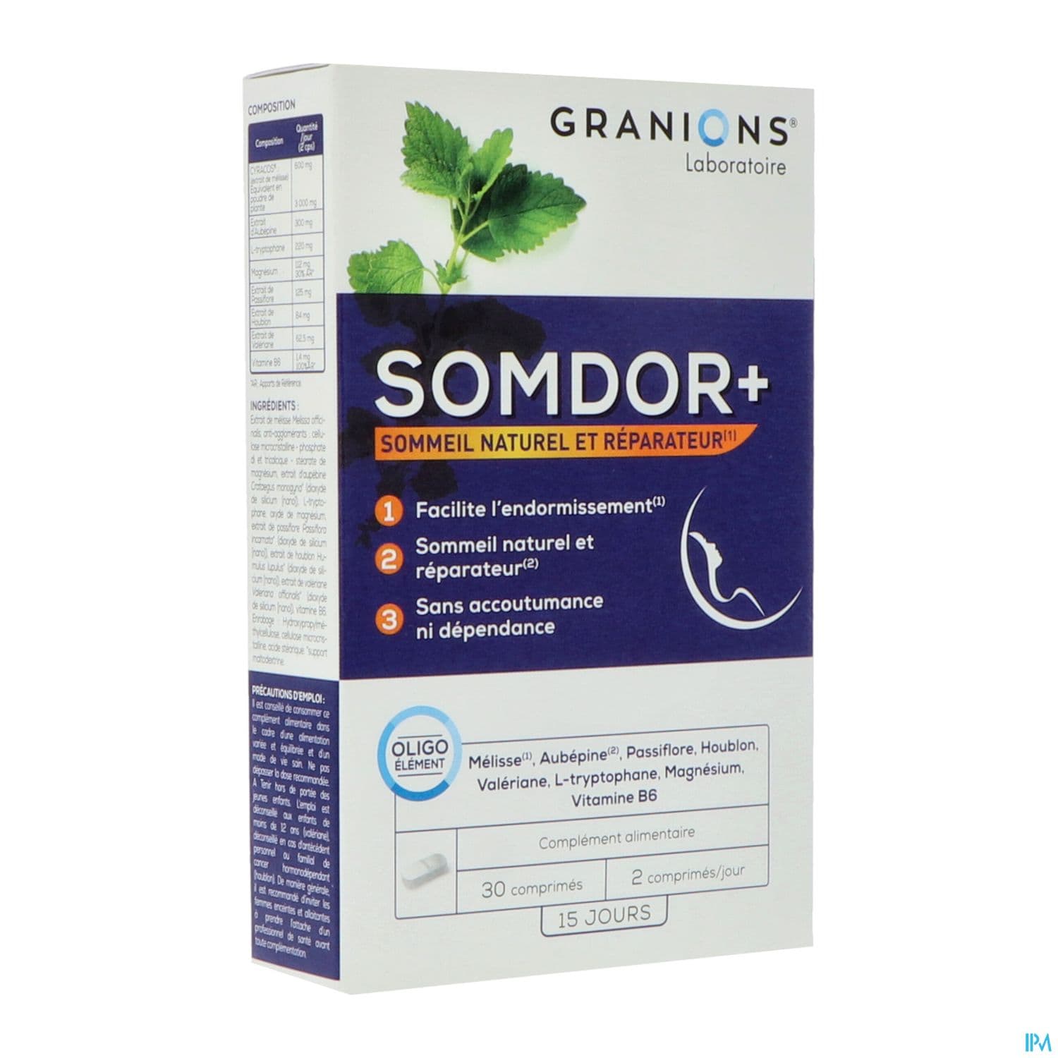 Granions Somdor+ Comprime 30 — Pharmacie Lafayette de Roubaix