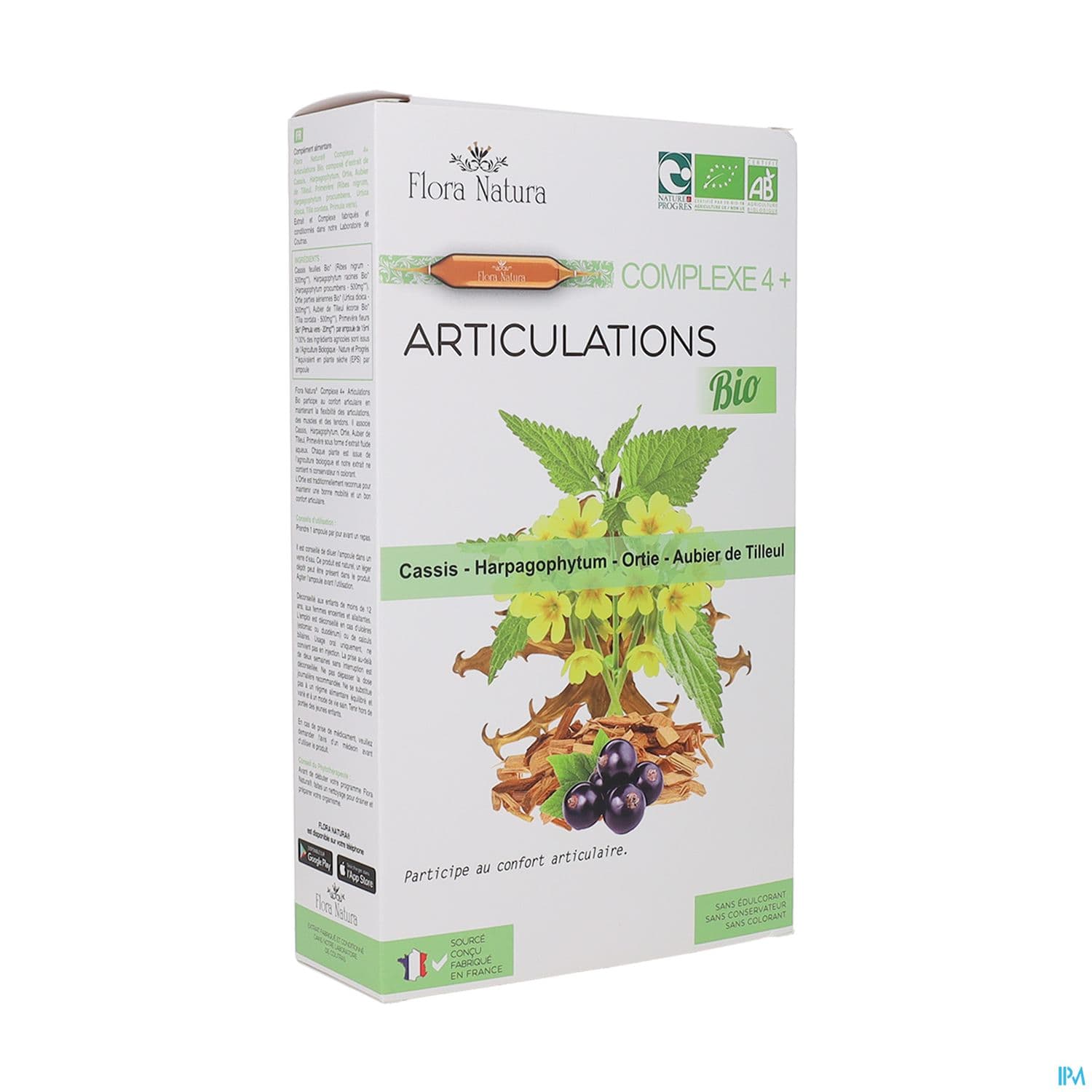 Flora Natura Complexe 4+ Articulation Bio Ampoule 20 — Pharmacie du Grand Vitrolles
